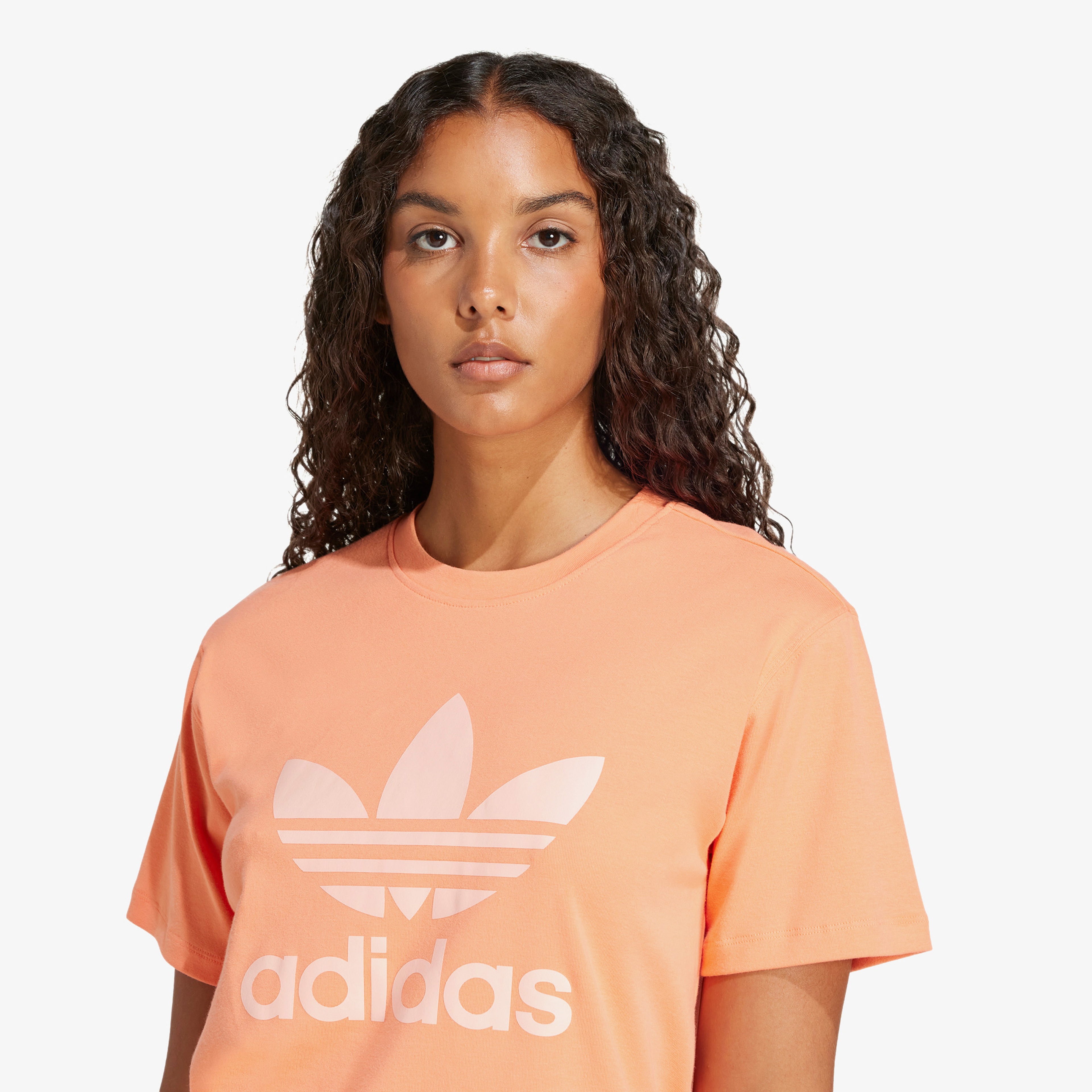adidas Trefoil Kadın Turuncu T-Shirt
