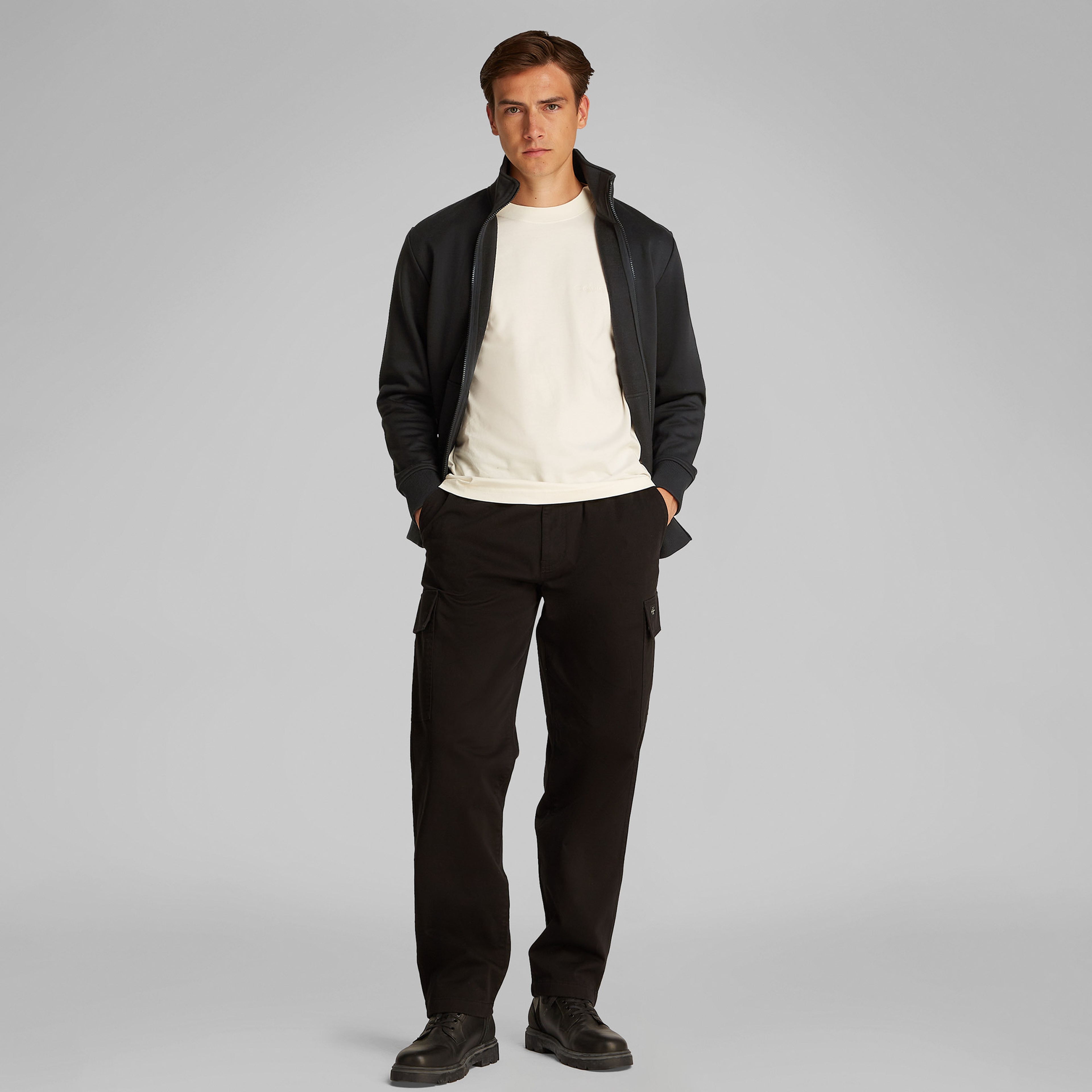 Calvin Klein Erkek Siyah Sweatshirt