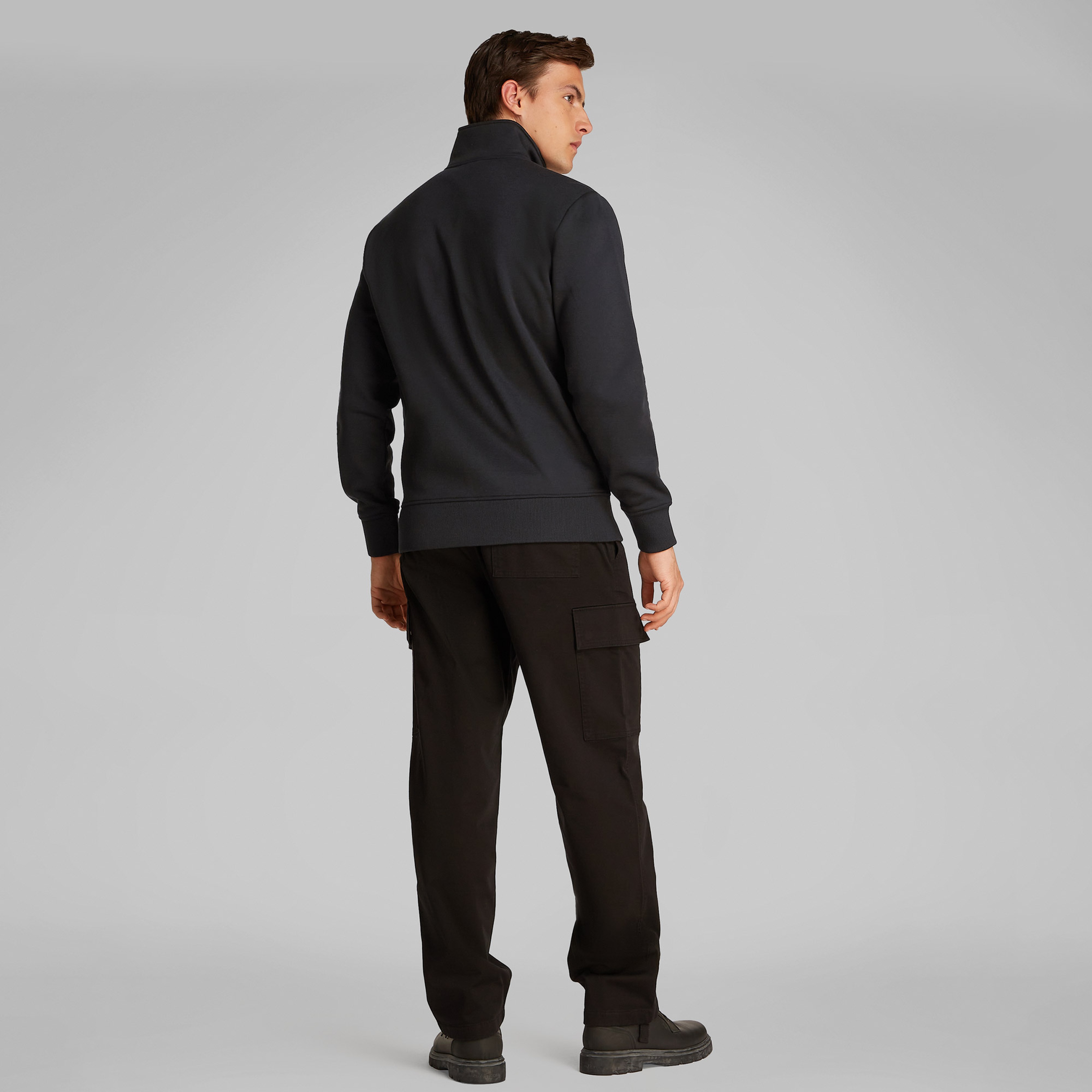 Calvin Klein Erkek Siyah Sweatshirt