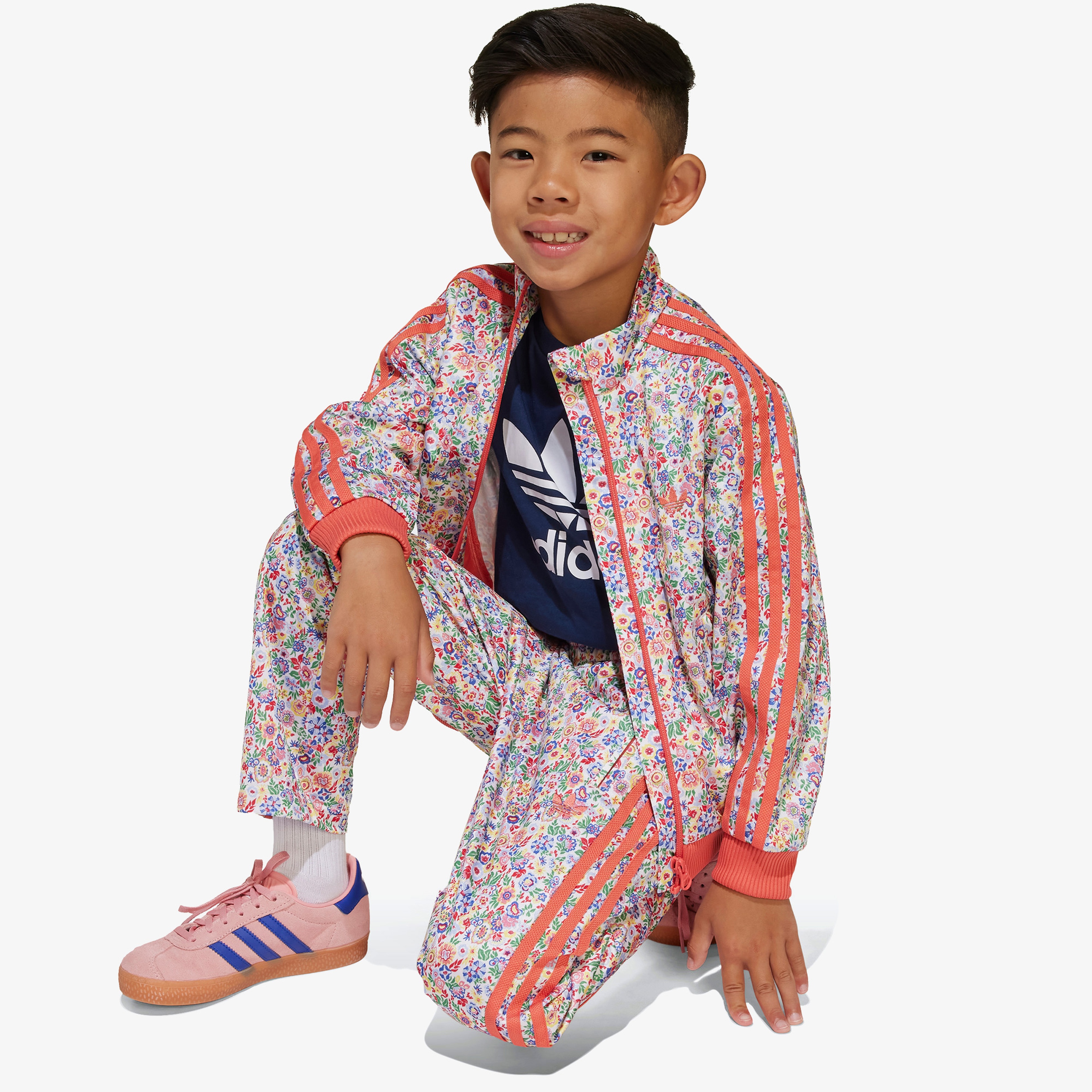 adidas Originals x Liberty London Firebird Track Çocuk Renkli Eşofman Takımı