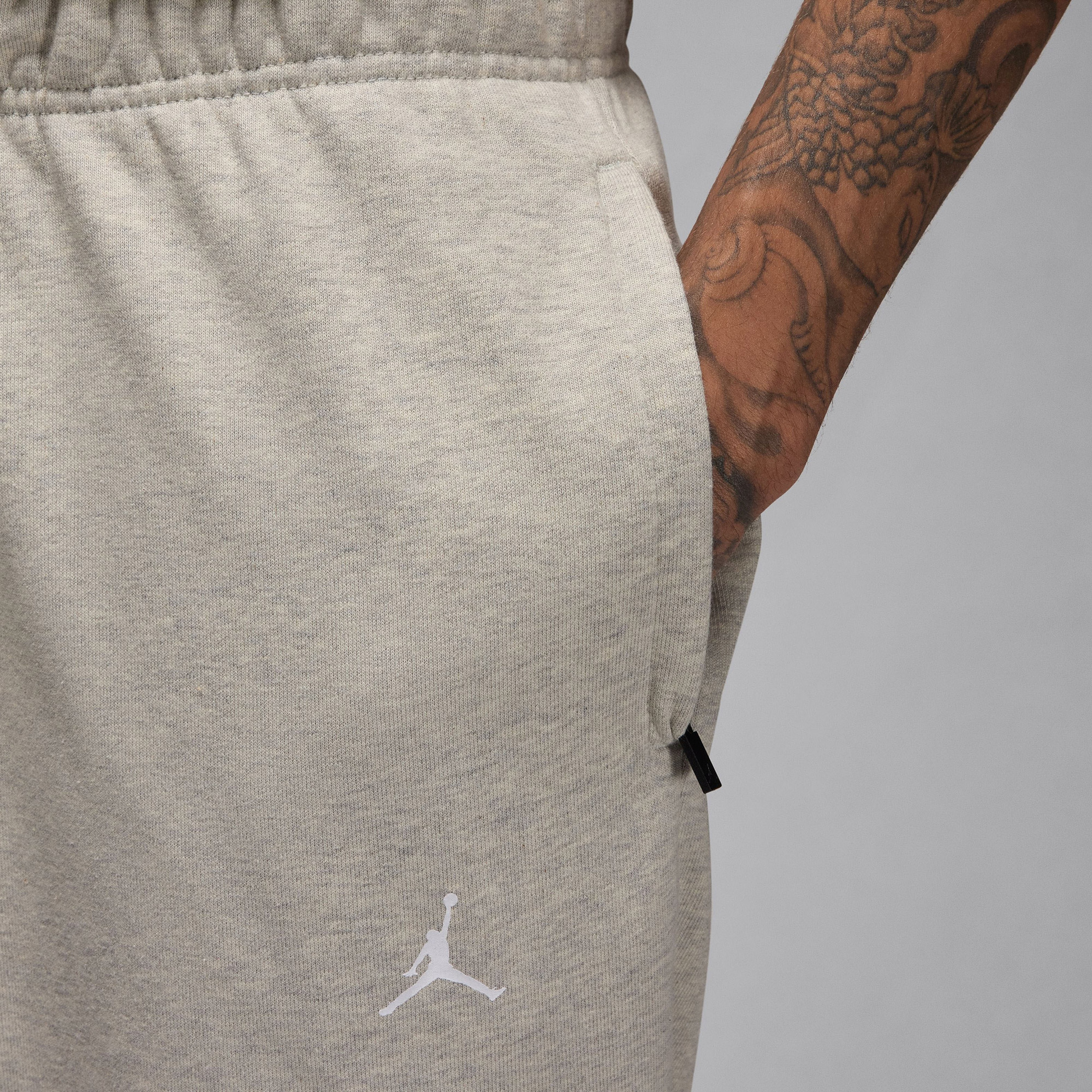 Jordan Dri-Fit Sport Crossover Fleece Erkek Gri Eşofman Altı