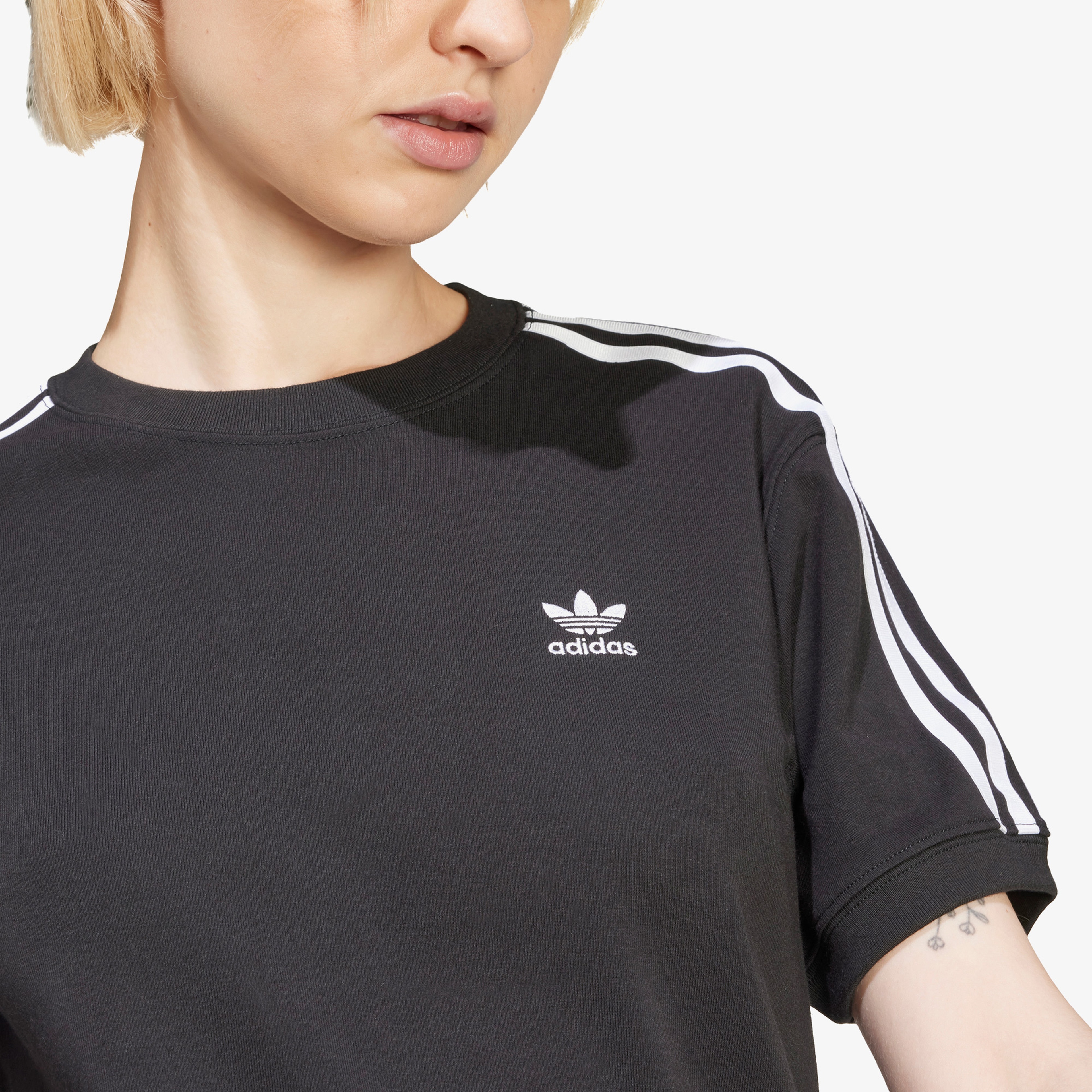 adidas 3-Stripes Baby Kadın Siyah T-Shirt