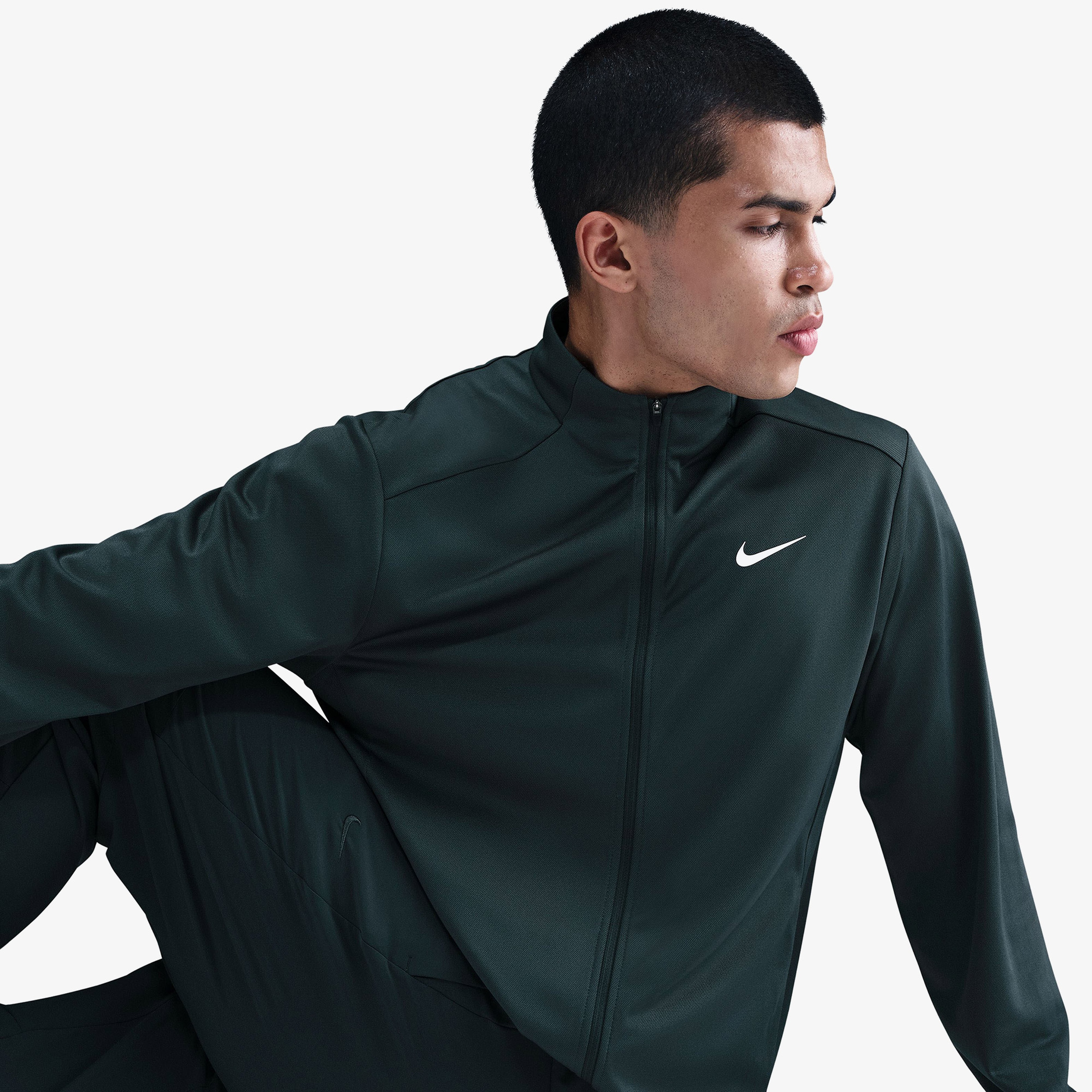 Nike Dri-Fit Totality Knit Erkek Yeşil Ceket