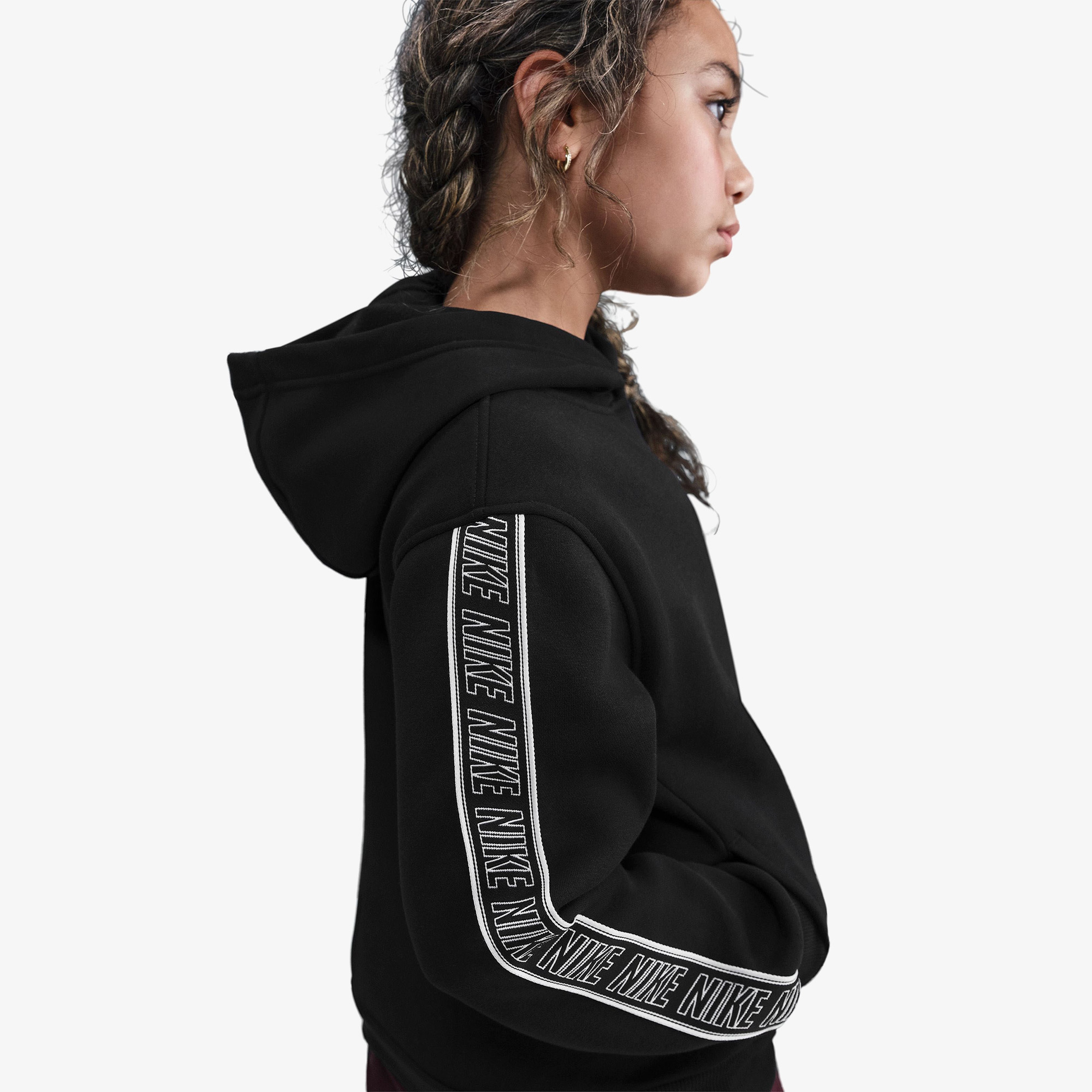 Nike Sportswear Club Fleece Çocuk Siyah Hoodie