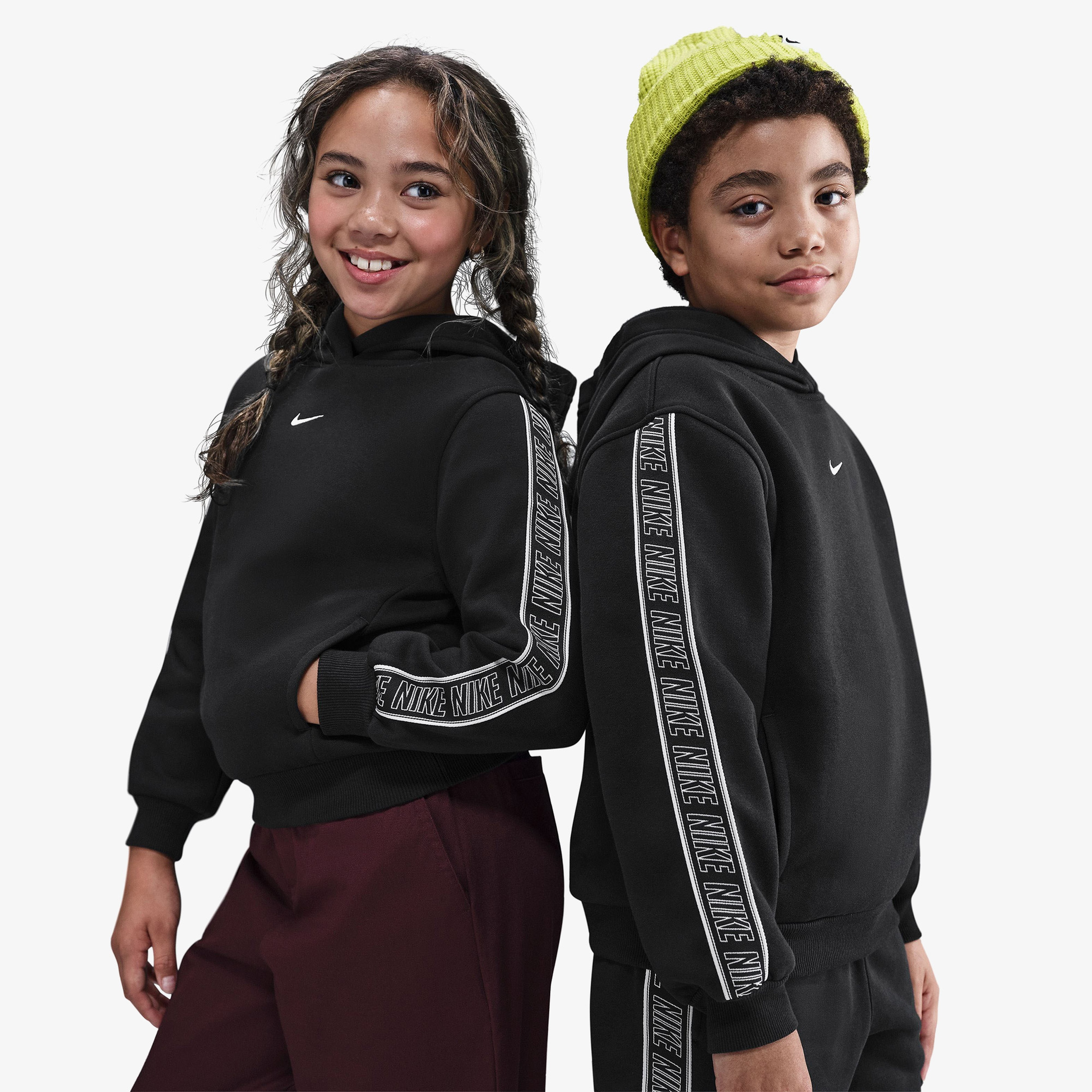 Nike Sportswear Club Fleece Çocuk Siyah Hoodie