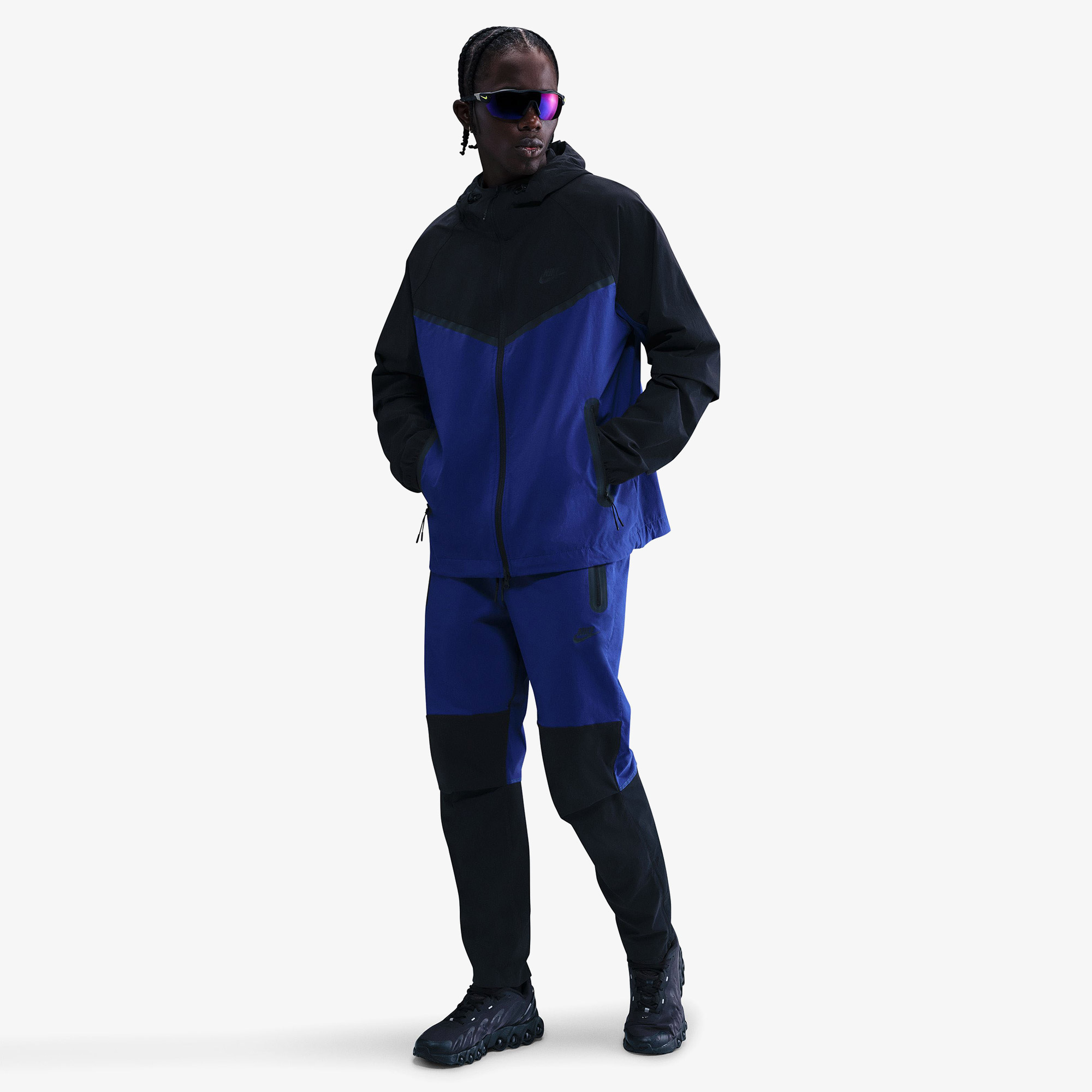 Nike Dri-Fit Tech Woven Erkek Mavi Eşofman Altı