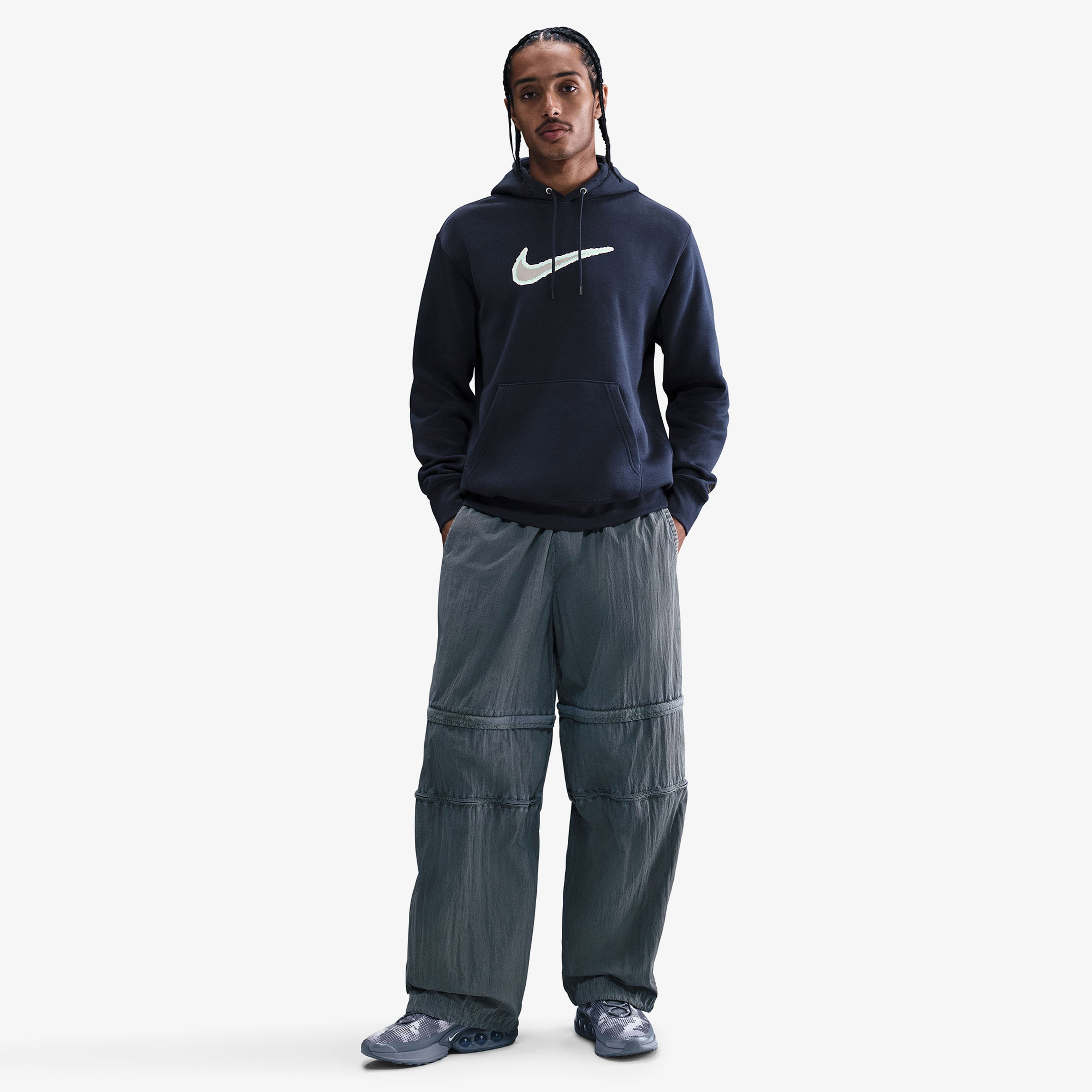 Nike Sportswear Club Erkek Mavi Sweatshirt