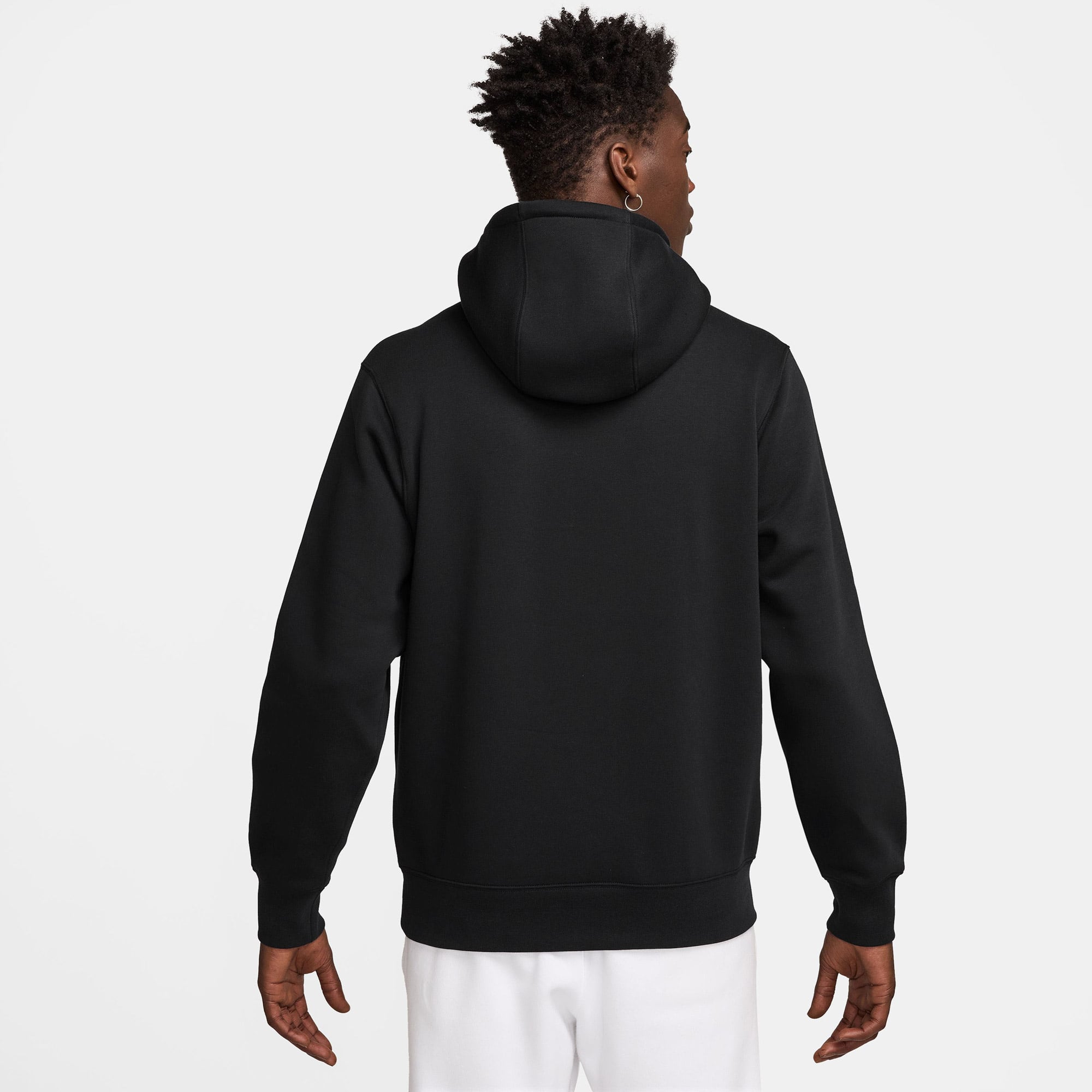Nike Sportswear Club Neo Varsity Erkek Siyah Kapüşonlu Hoodie