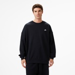 Nike Club Ft Oversized Crew Erkek Siyah Sweatshirt