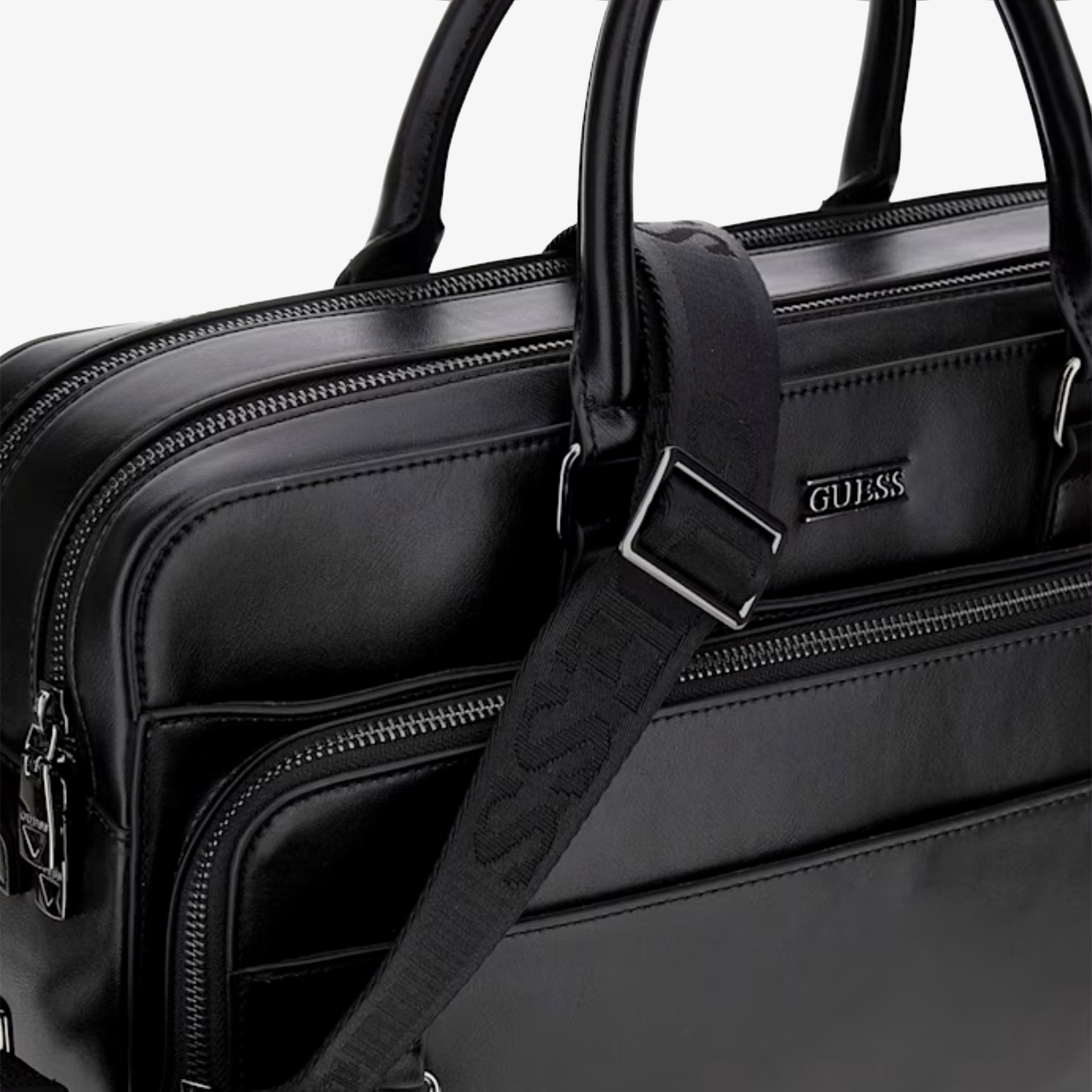 Guess Boston Erkek Siyah Evrak Çantası