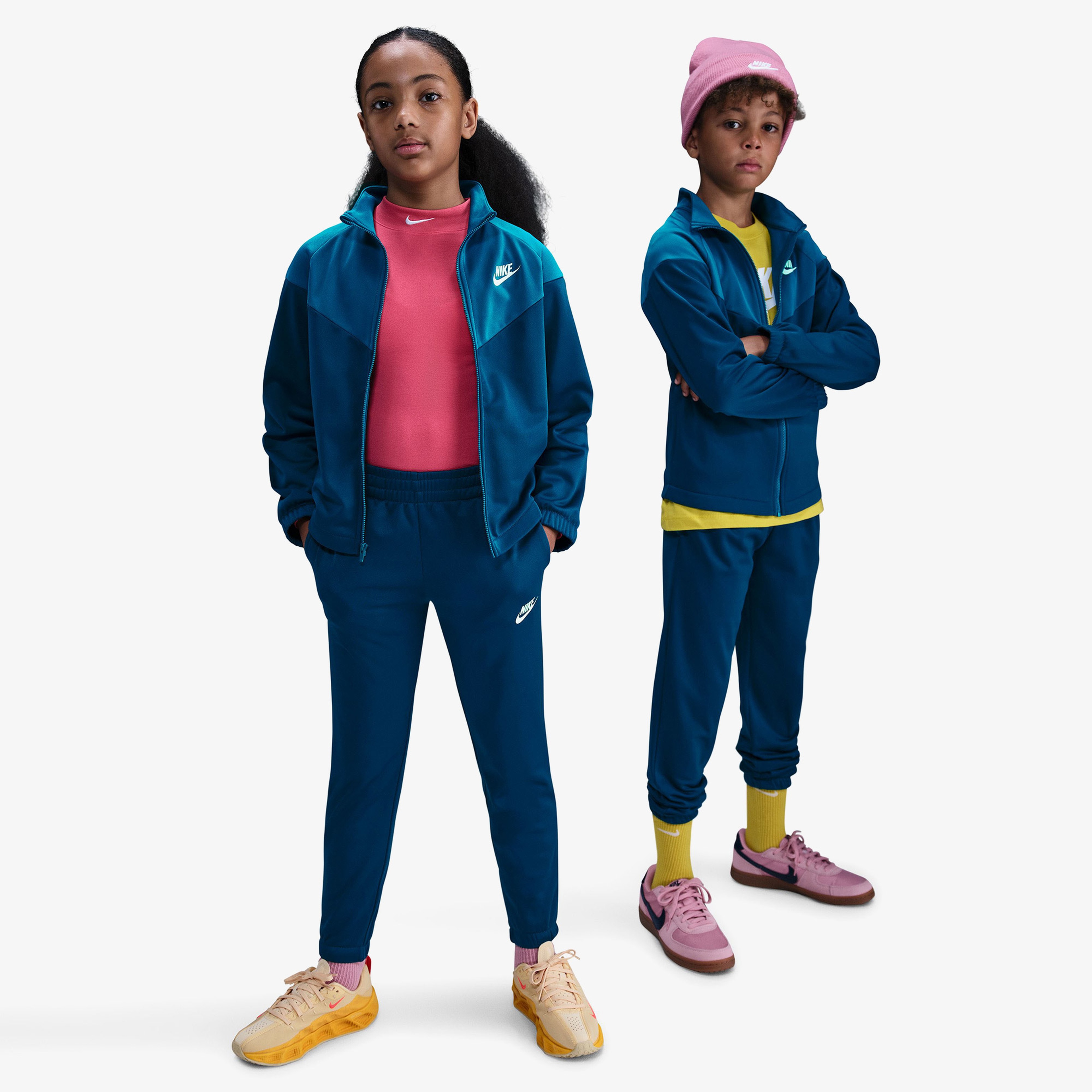 Nike Sportswear Dri-Fit Tracksuit Çocuk Mavi Eşofman Takımı