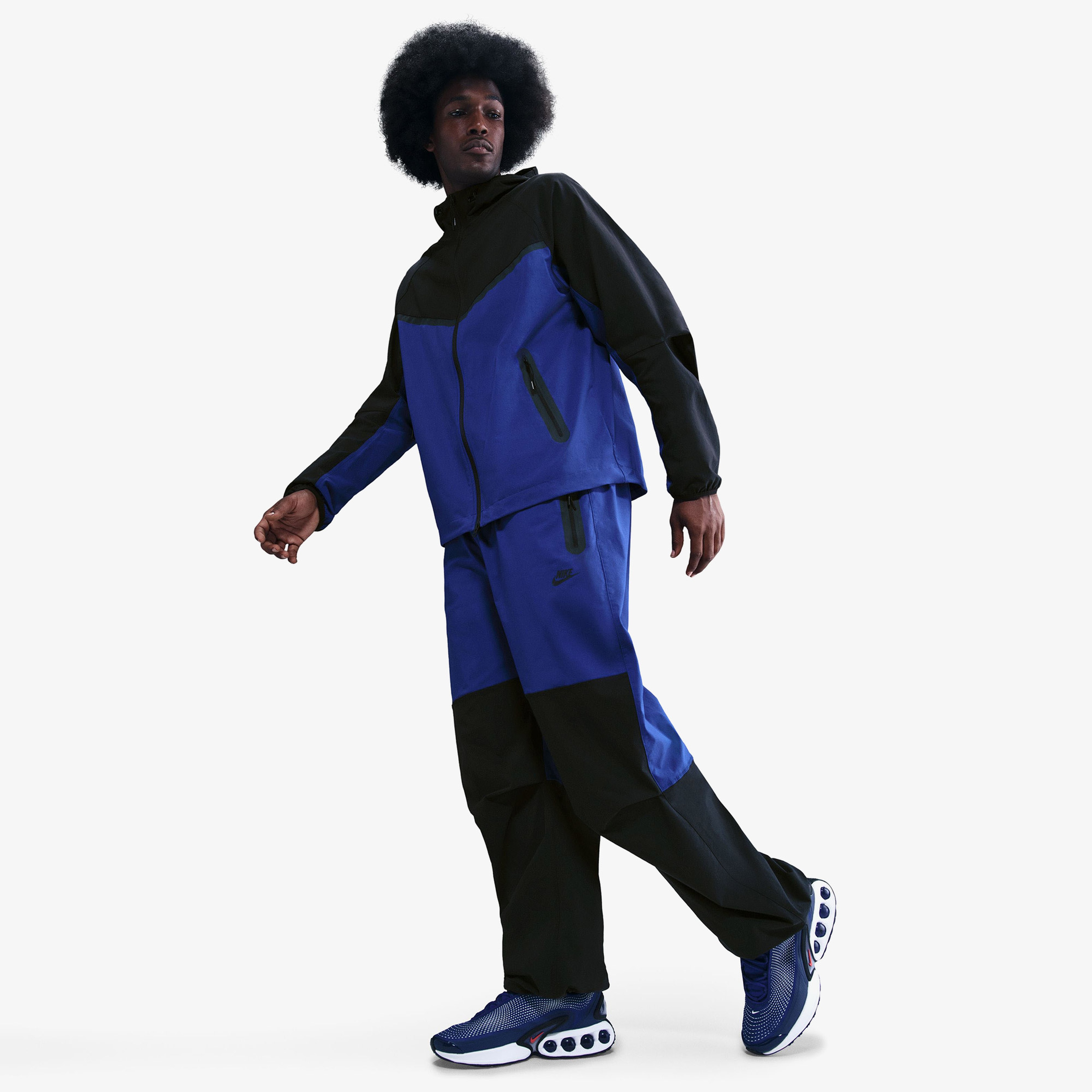 Nike Dri-Fit Tech Woven Erkek Mavi Eşofman Altı