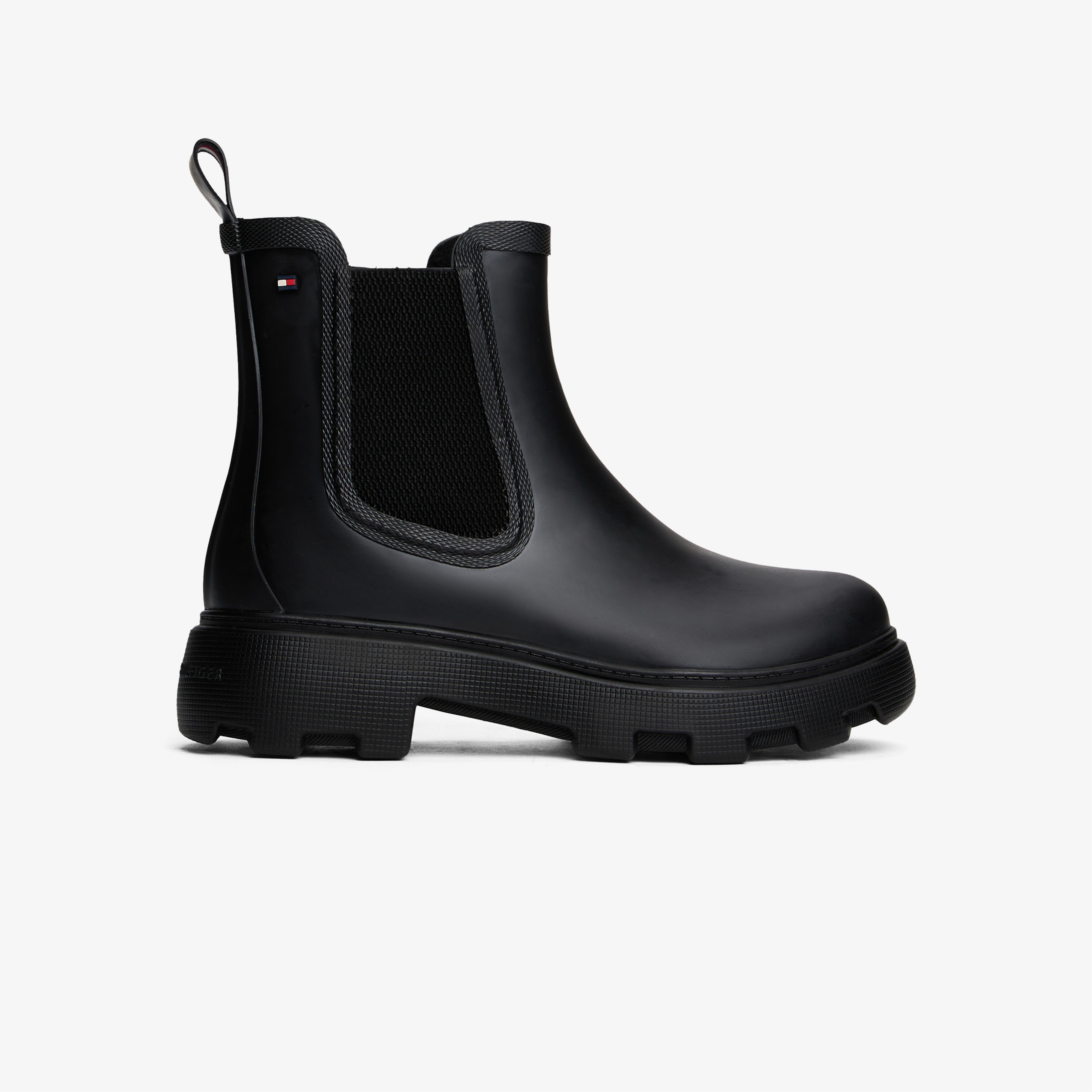 Tommy Hilfiger Flag Ankle Warm Lining Kadın Siyah Bot