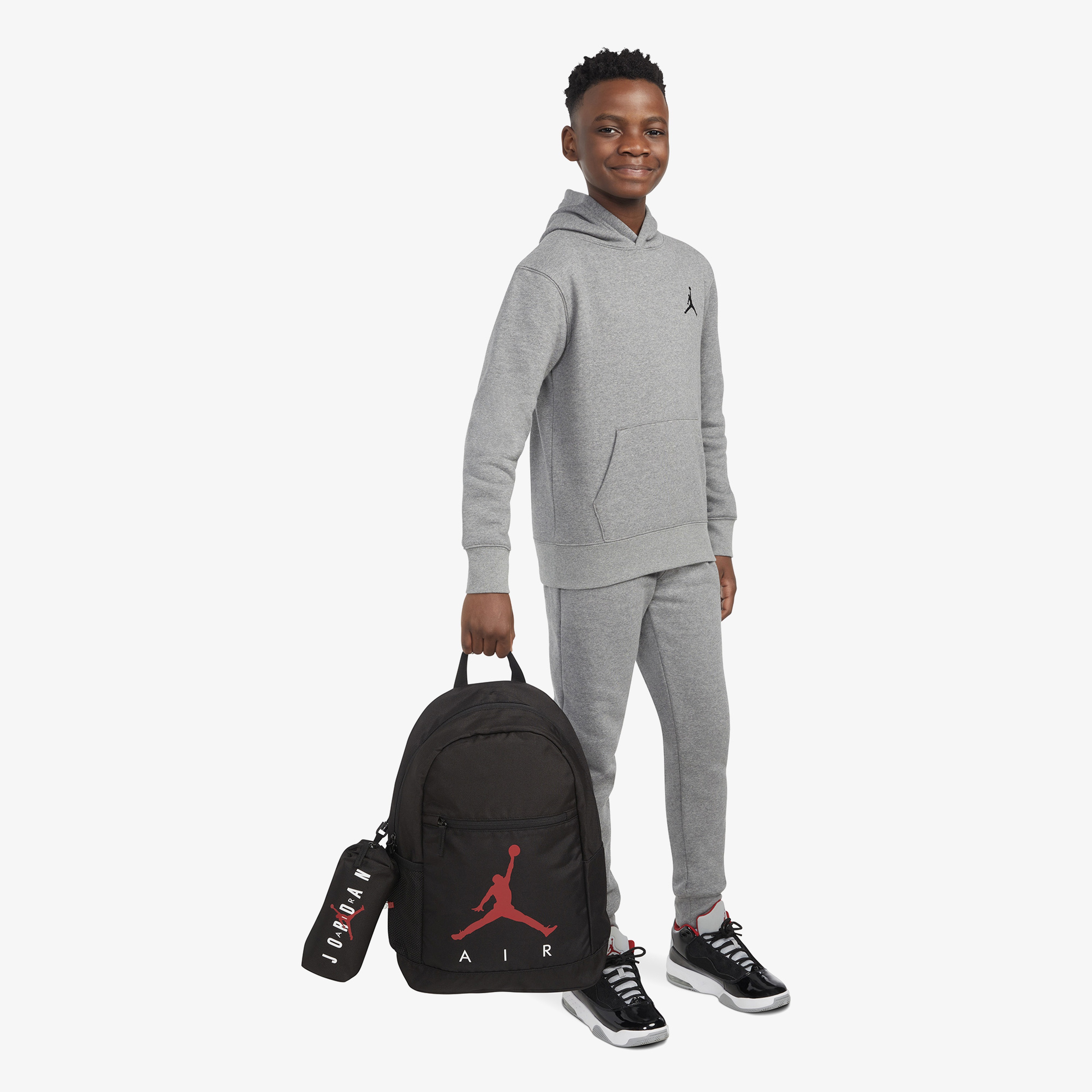 Jordan Air School Unisex Siyah Sırt Çantası