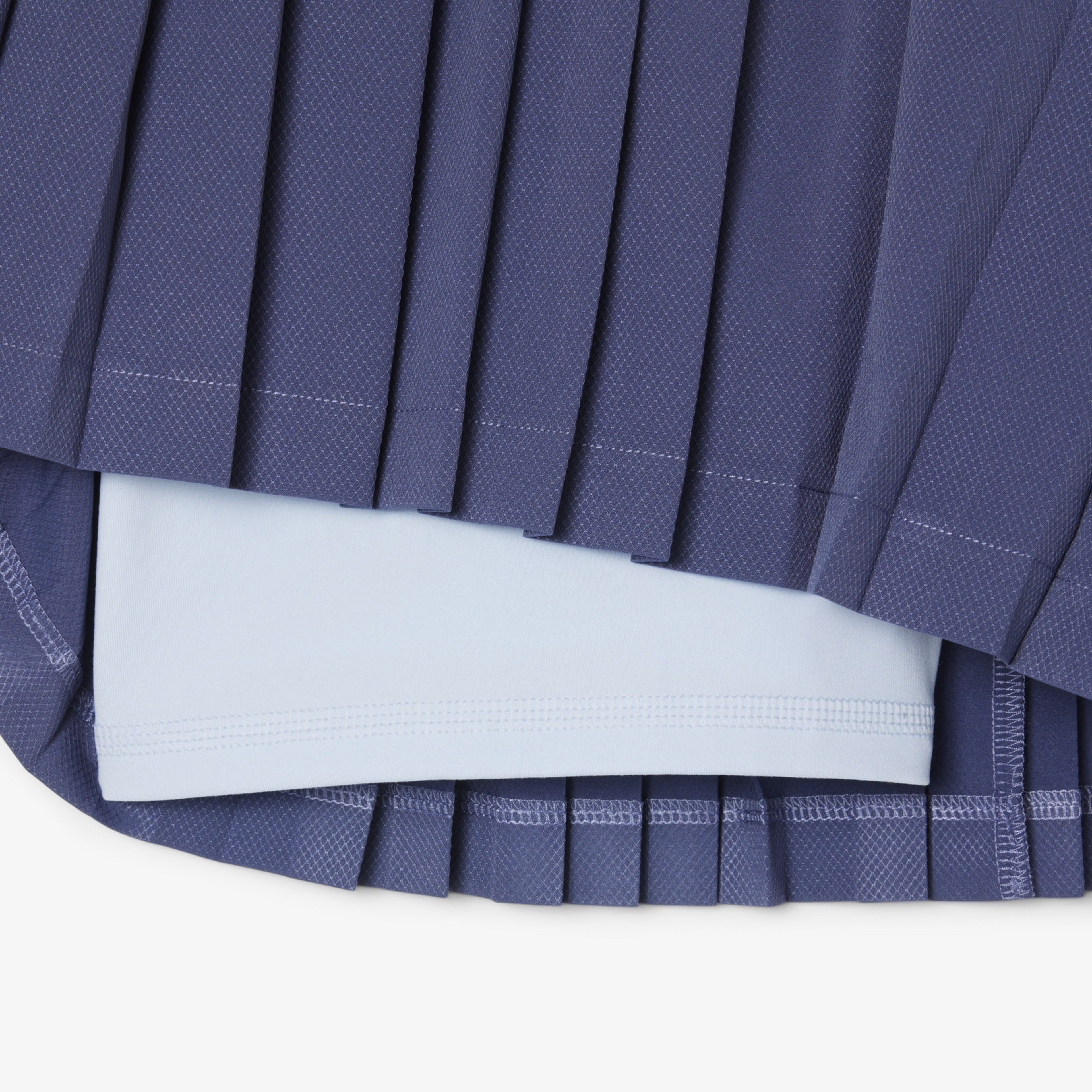 Kadın Pileli Lacivert Etek