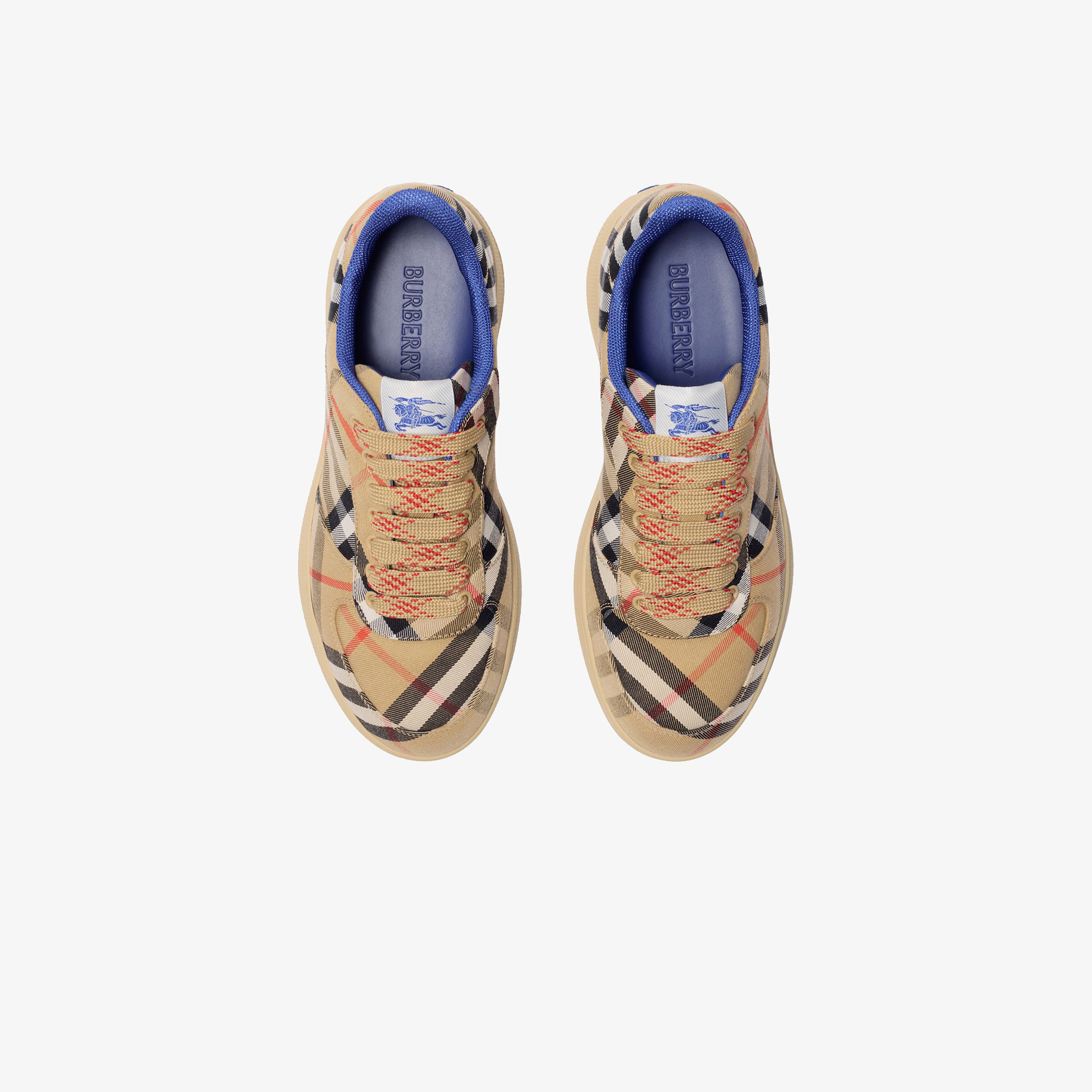 Burberry Check Terrace Kadın Bej Spor Ayakkabı