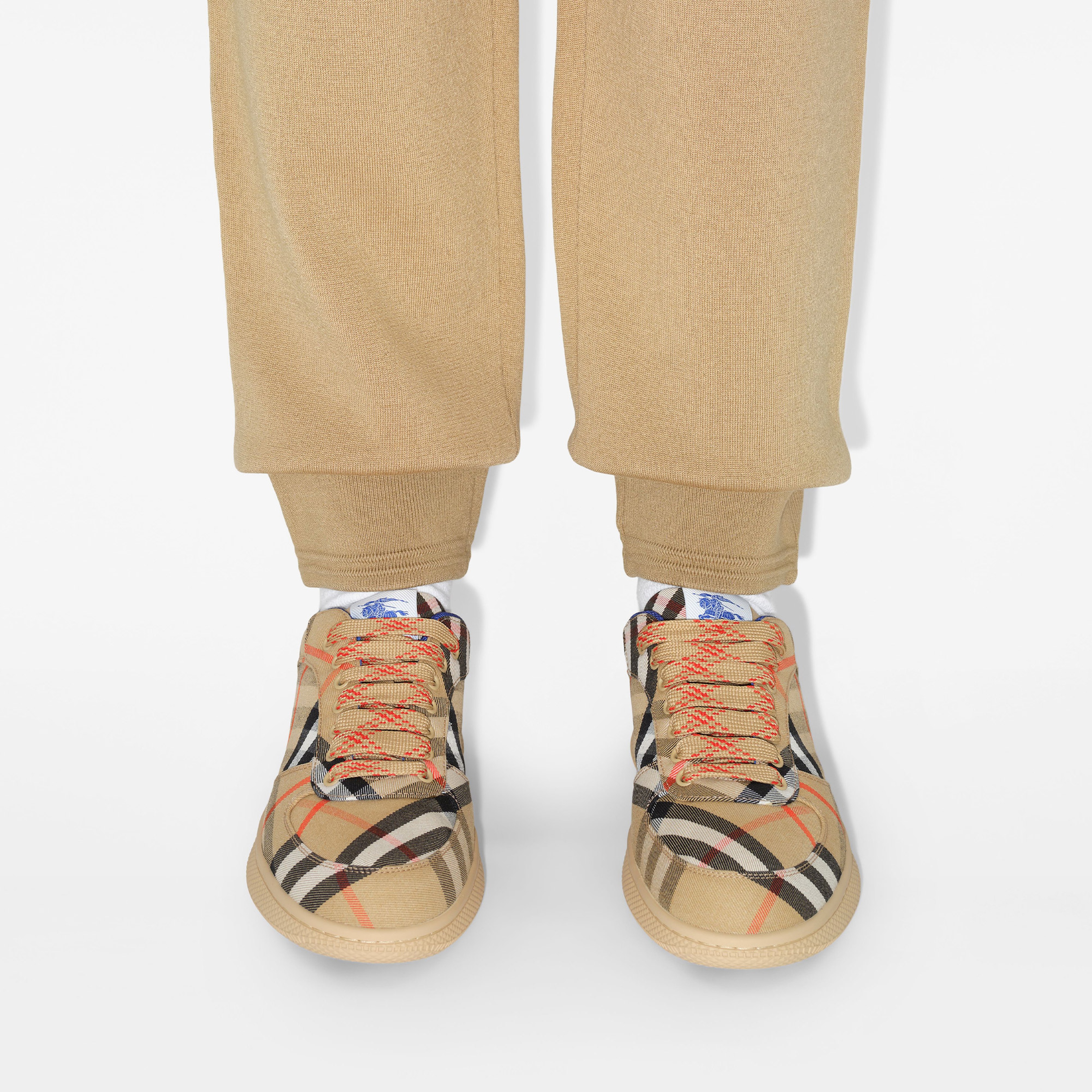 Burberry Check Terrace Kadın Bej Spor Ayakkabı