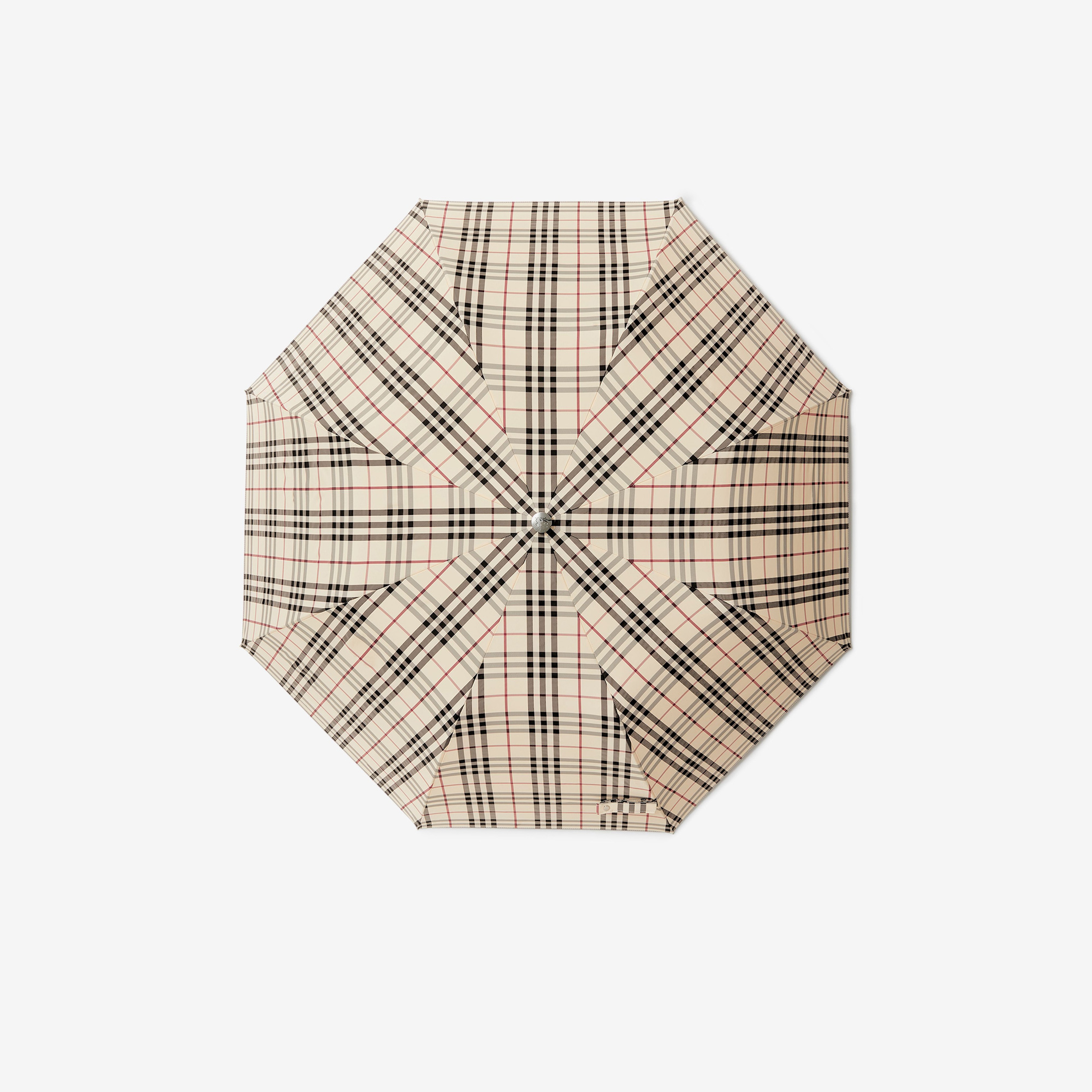 Burberry Trafalgar Umbrella Folding Kadın Krem Şemsiye