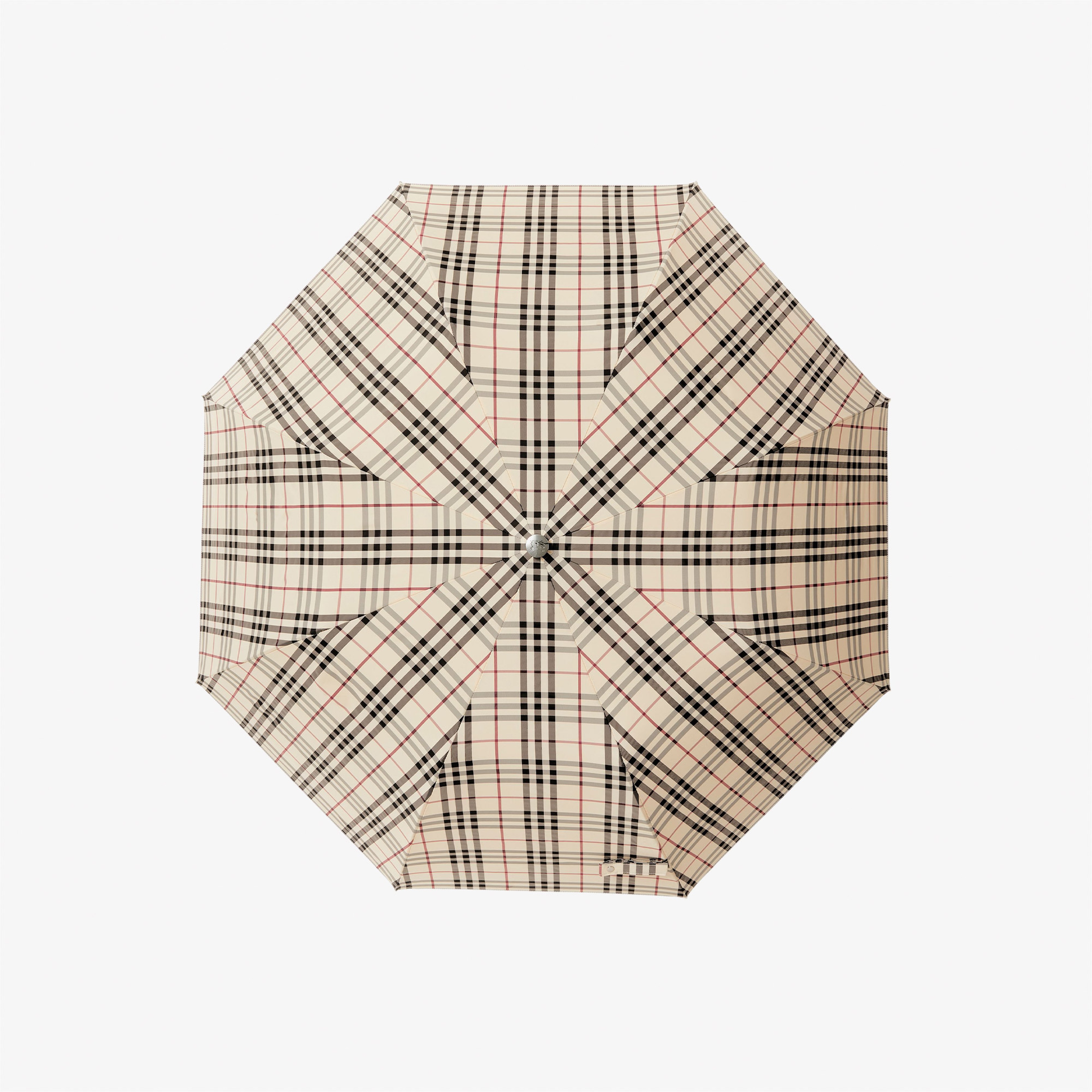 Burberry Trafalgar Umbrella Folding Kadın Krem Şemsiye