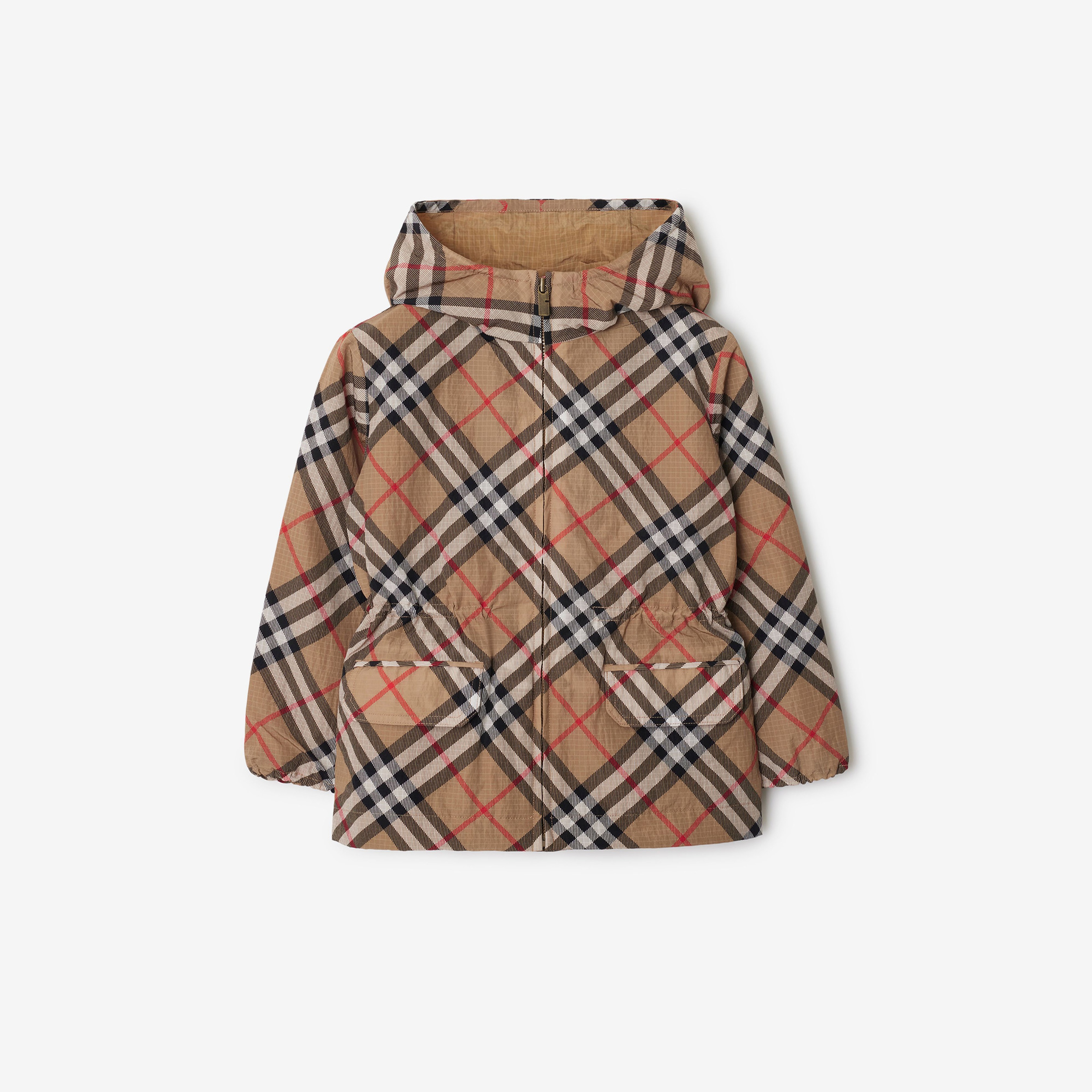 Burberry Bridget Nylon Çocuk Bej Mont