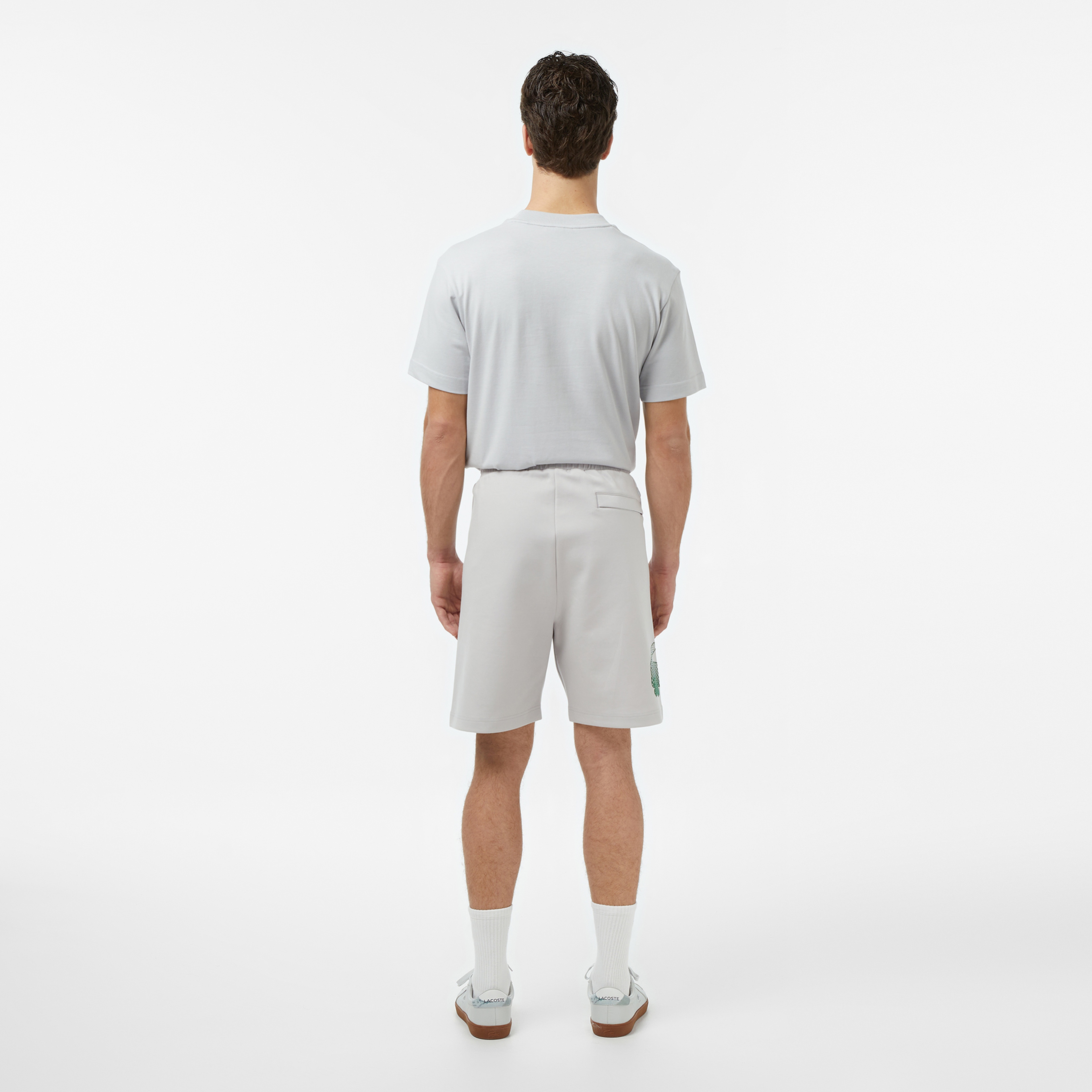 Lacoste House of SuperStep x Lacoste Erkek Gri Şort