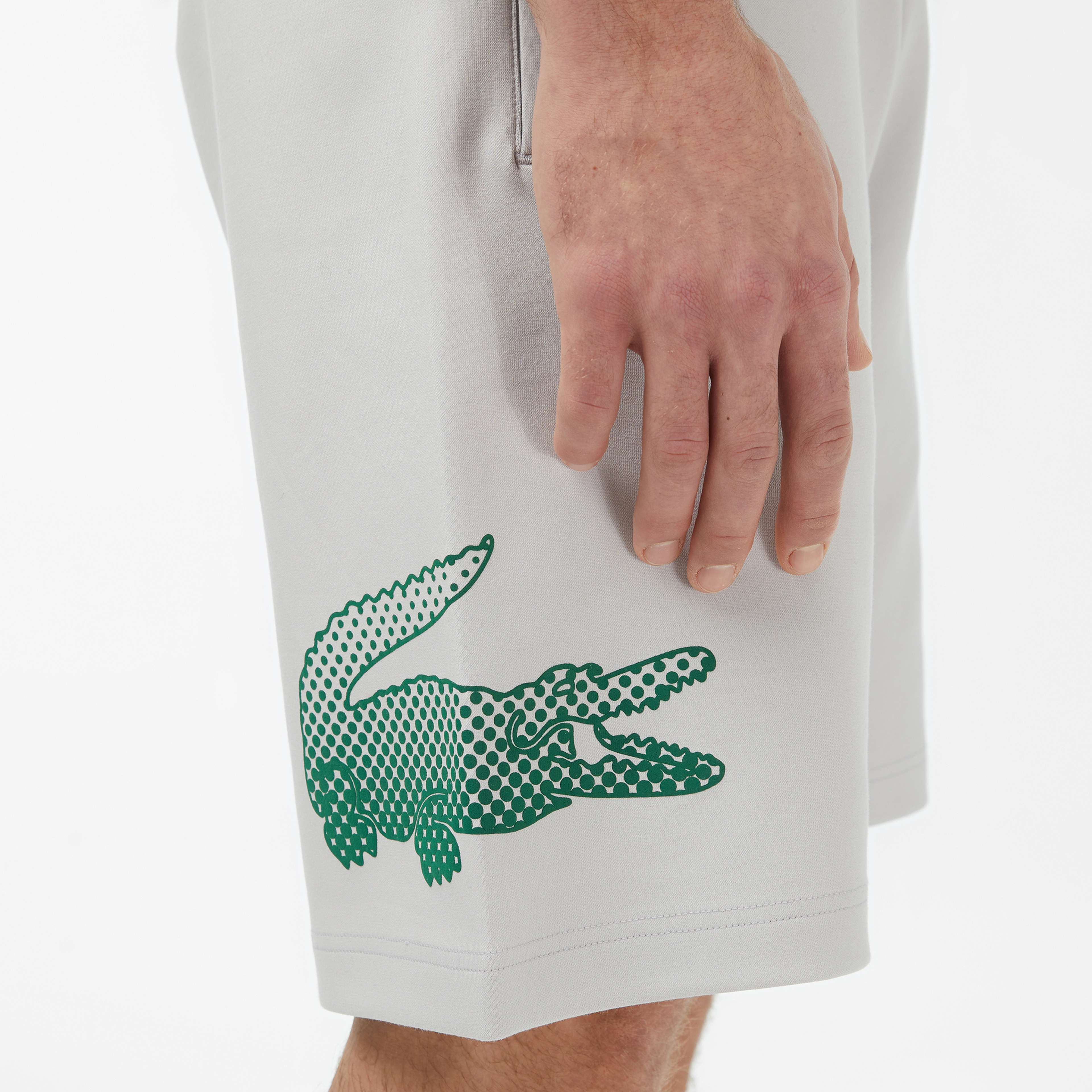Lacoste House of SuperStep x Lacoste Erkek Gri Şort