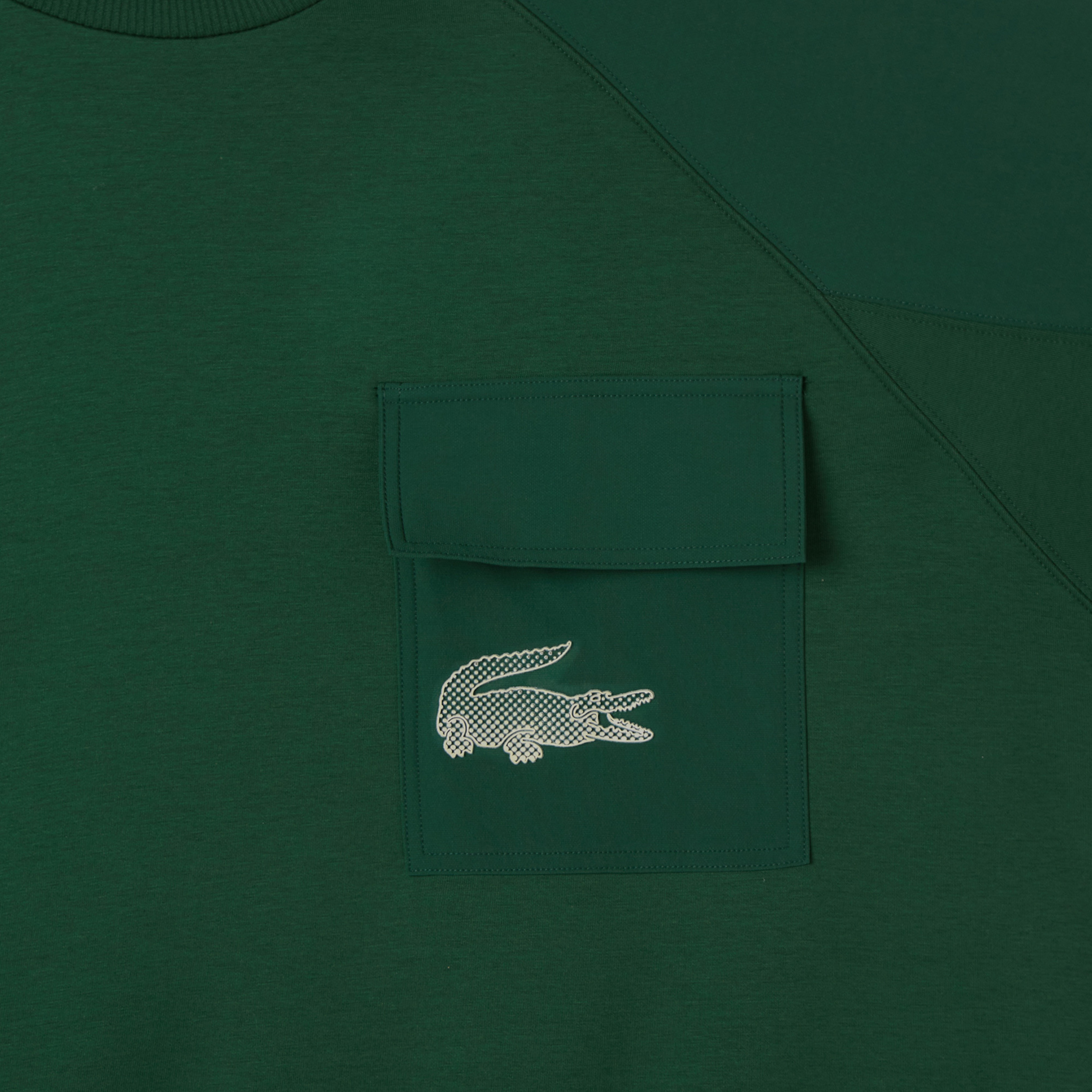 Lacoste House of SuperStep x Lacoste Erkek Yeşil Sweatshirt