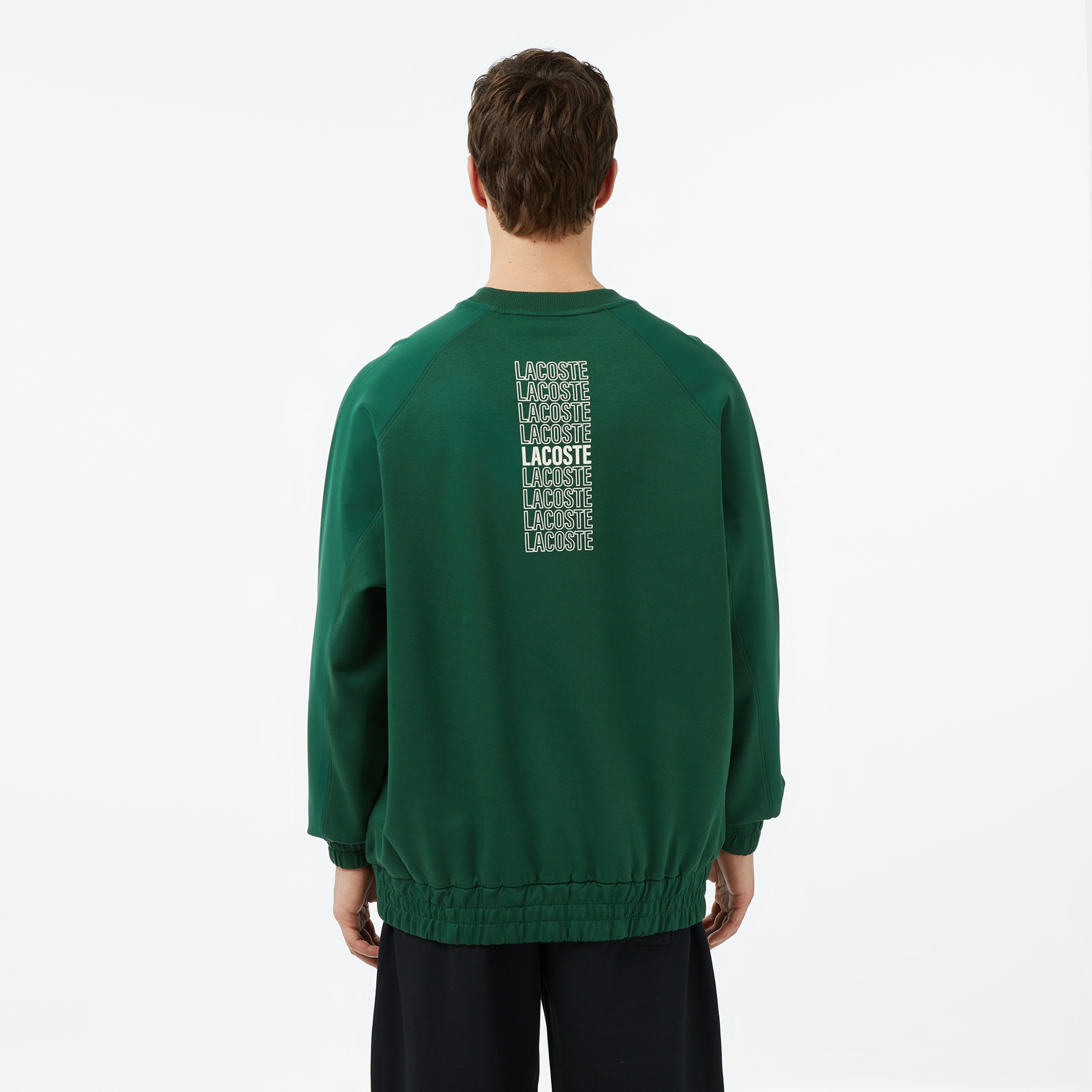 Lacoste House of SuperStep x Lacoste Erkek Yeşil Sweatshirt