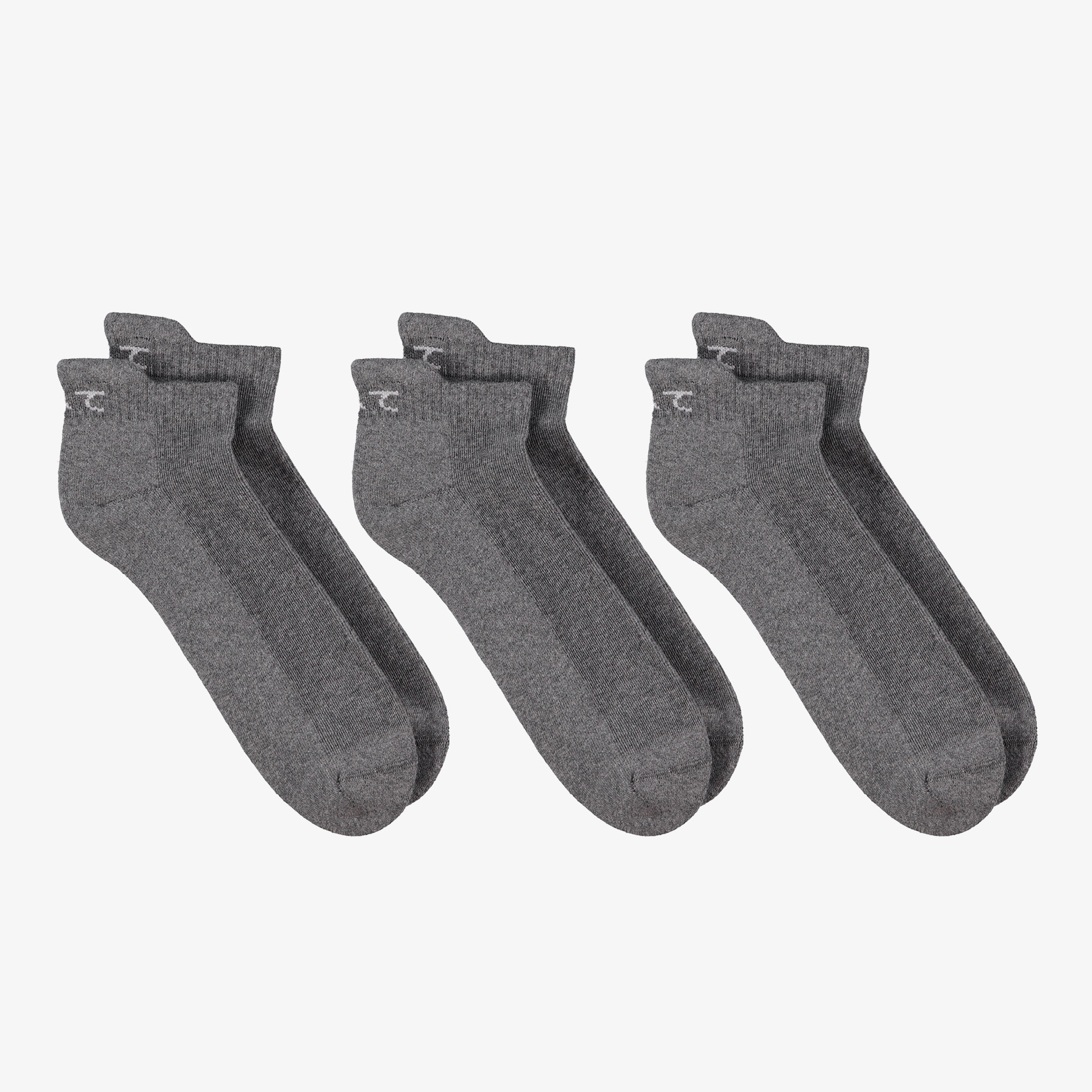 UNITED4 Classic Unisex Gri 3'lü Çorap