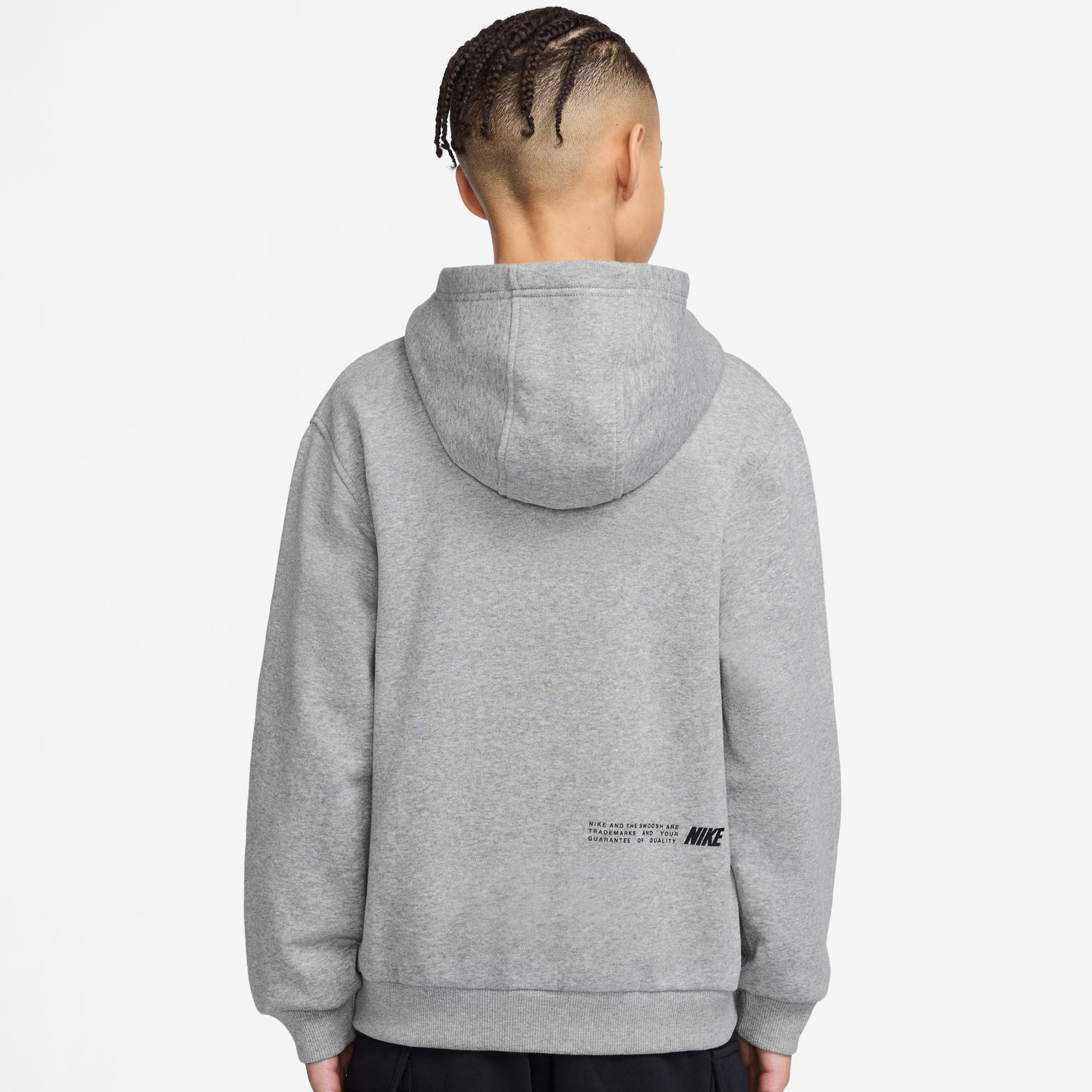 Nike Sportswear Club Fleece Çocuk Gri Sweatshirt