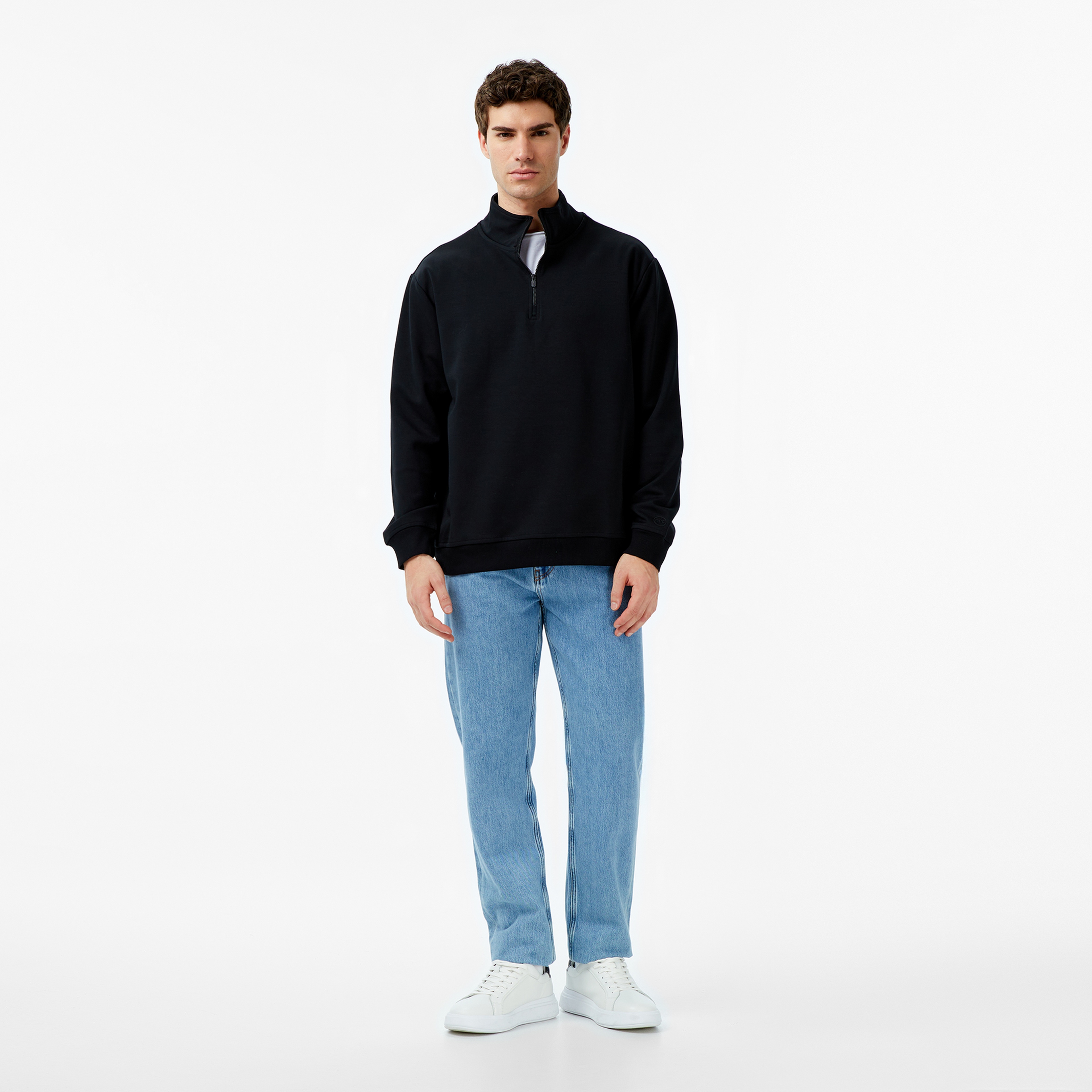 UNITED4 Erkek Siyah Sweatshirt