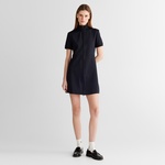GANT Kadın Siyah Regular Fit Fermuarlı Elbise