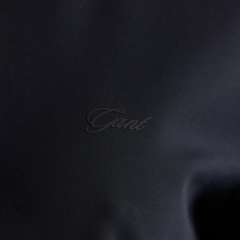 GANT Kadın Siyah Regular Fit Fermuarlı Elbise
