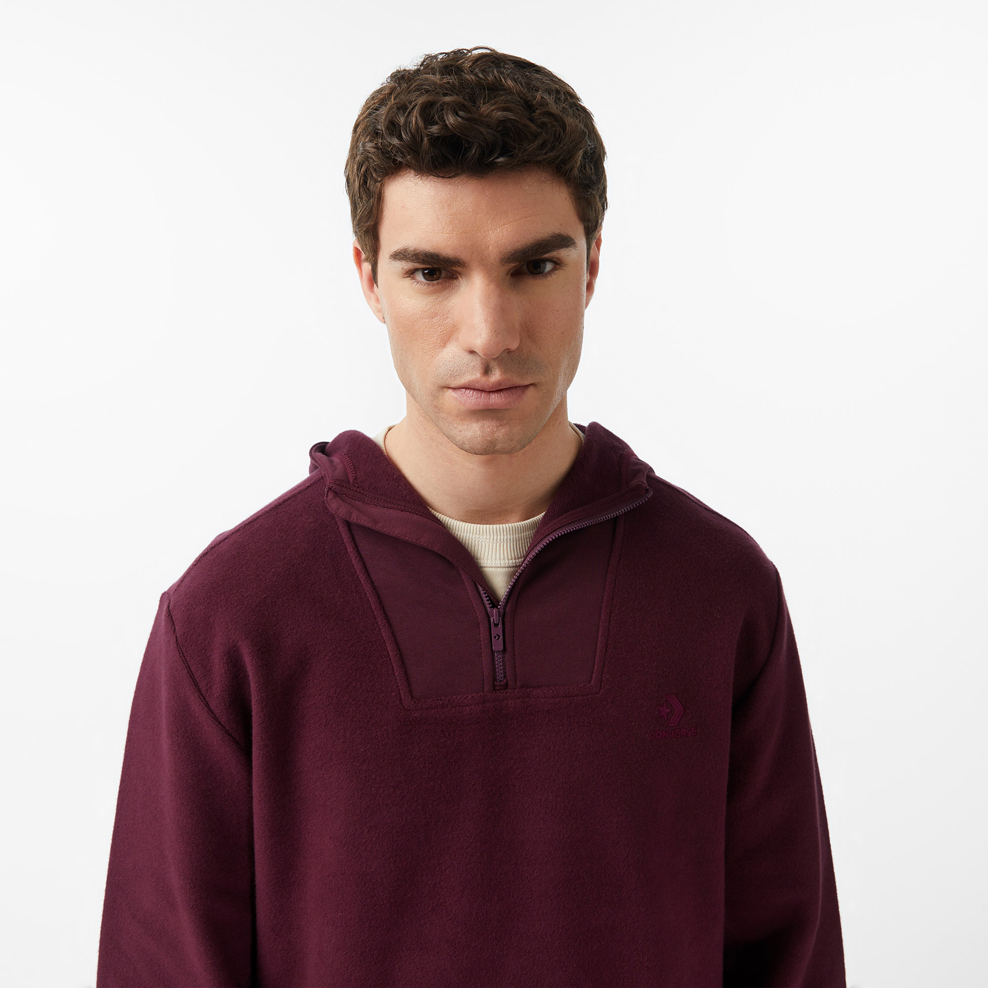 Converse Erkek Bordo Sweatshirt