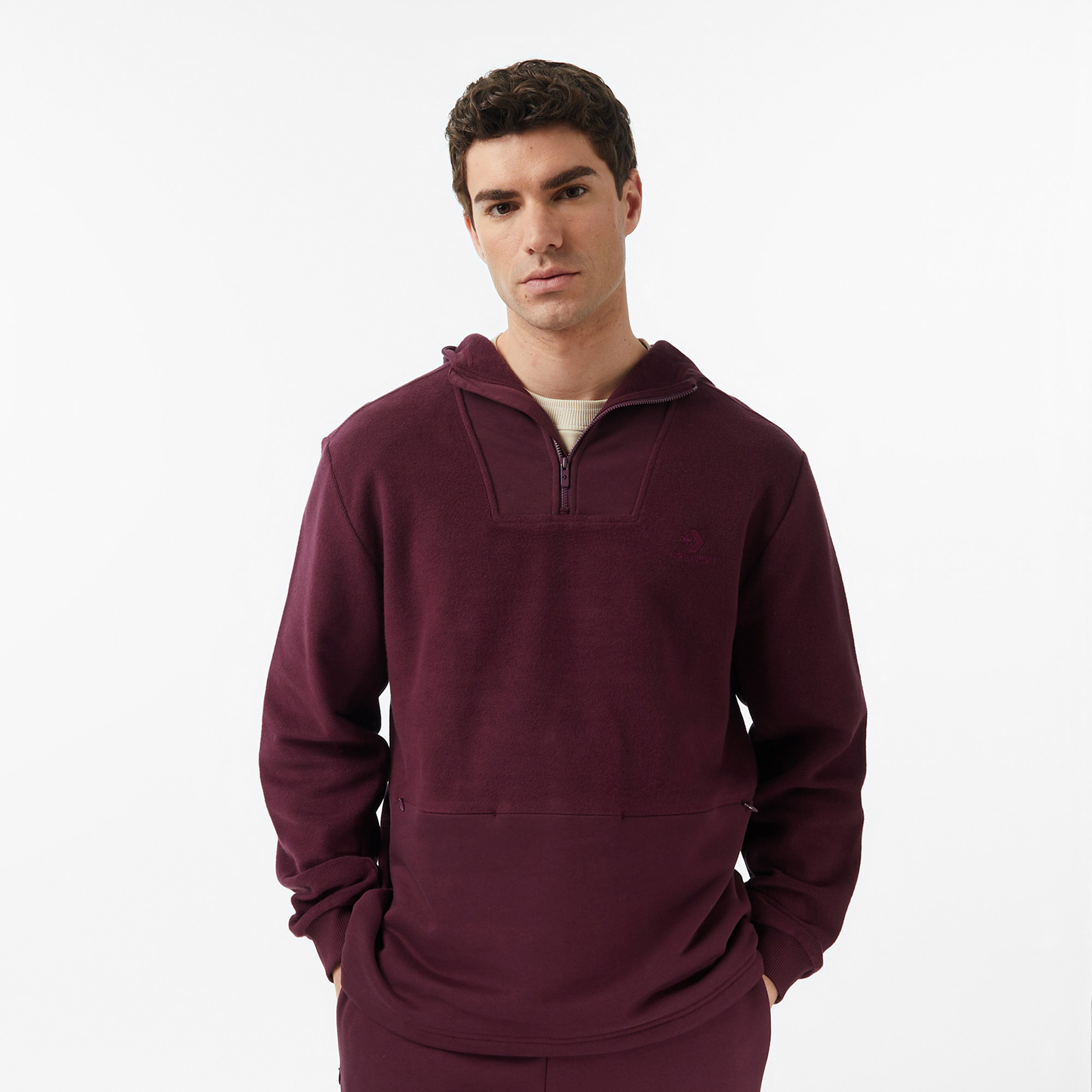 Converse Erkek Bordo Sweatshirt