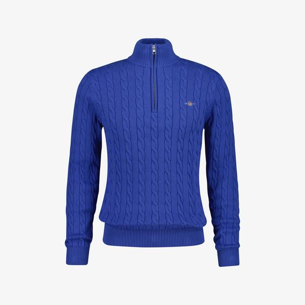 GANT Erkek Mavi Regular Fit Kazak