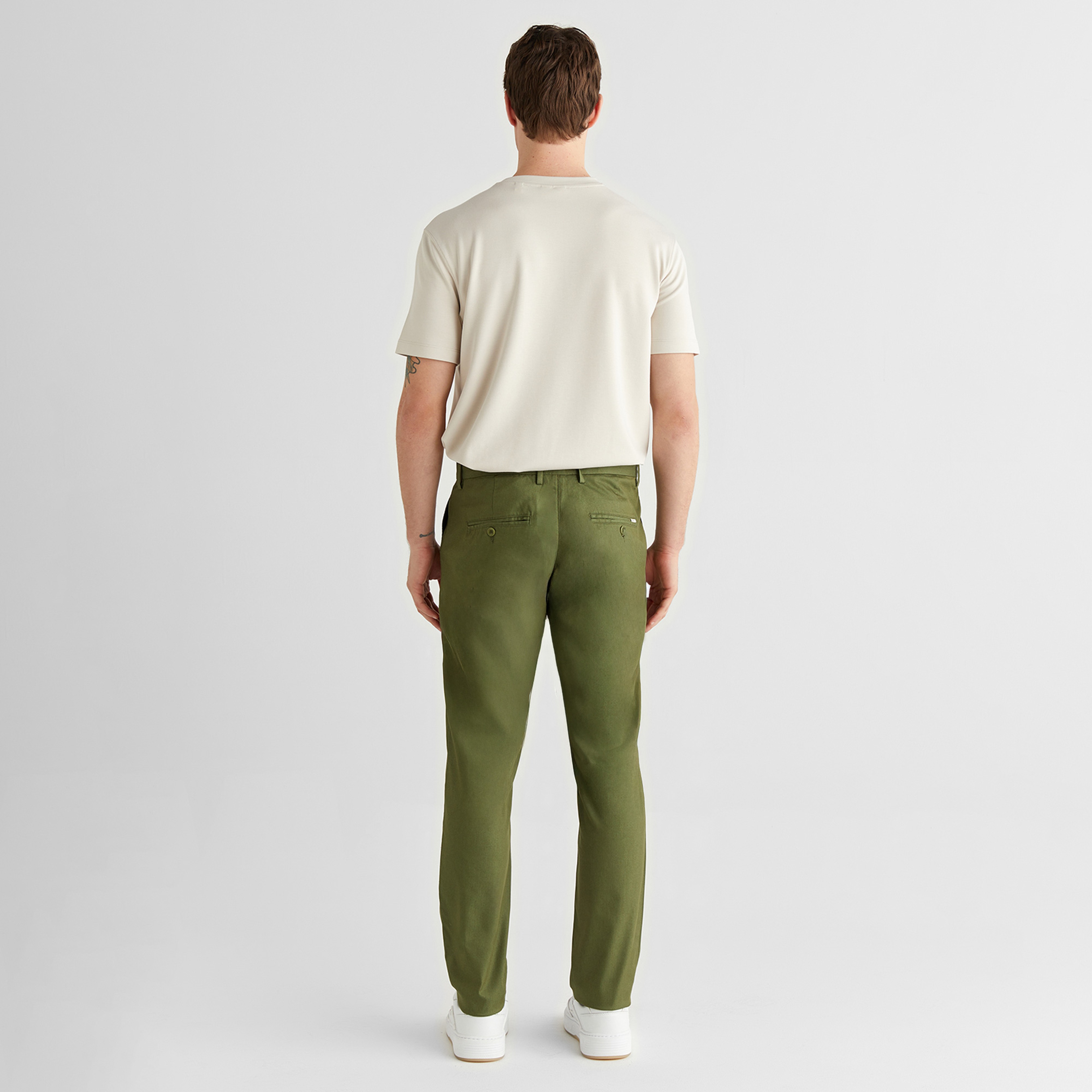 GANT Erkek Yeşil Slim Fit Pantolon