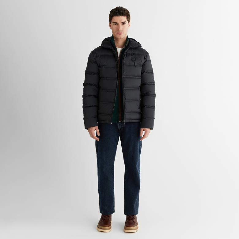 GANT Erkek Siyah Regular Fit Fermuarlı Mont