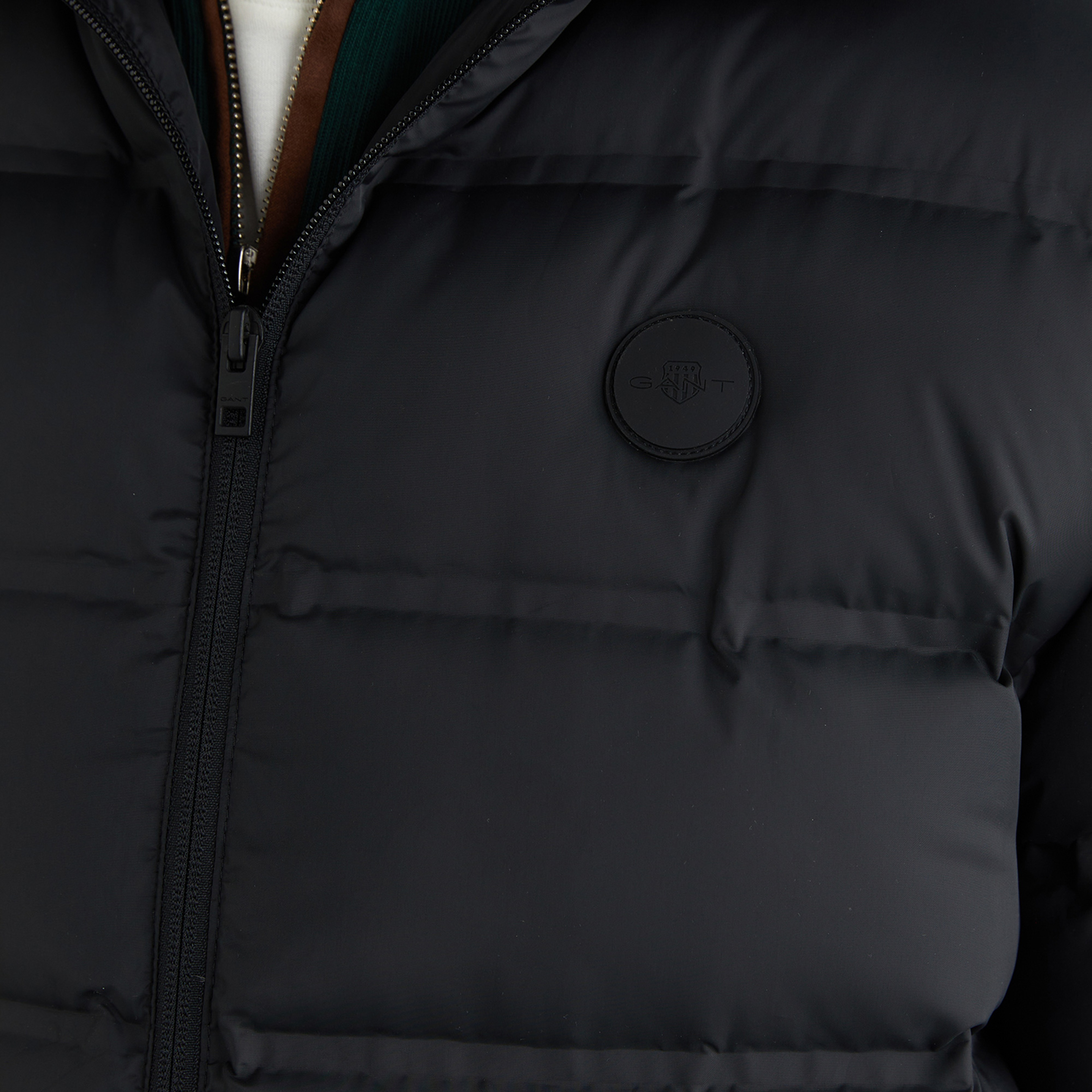 GANT Erkek Siyah Regular Fit Fermuarlı Mont