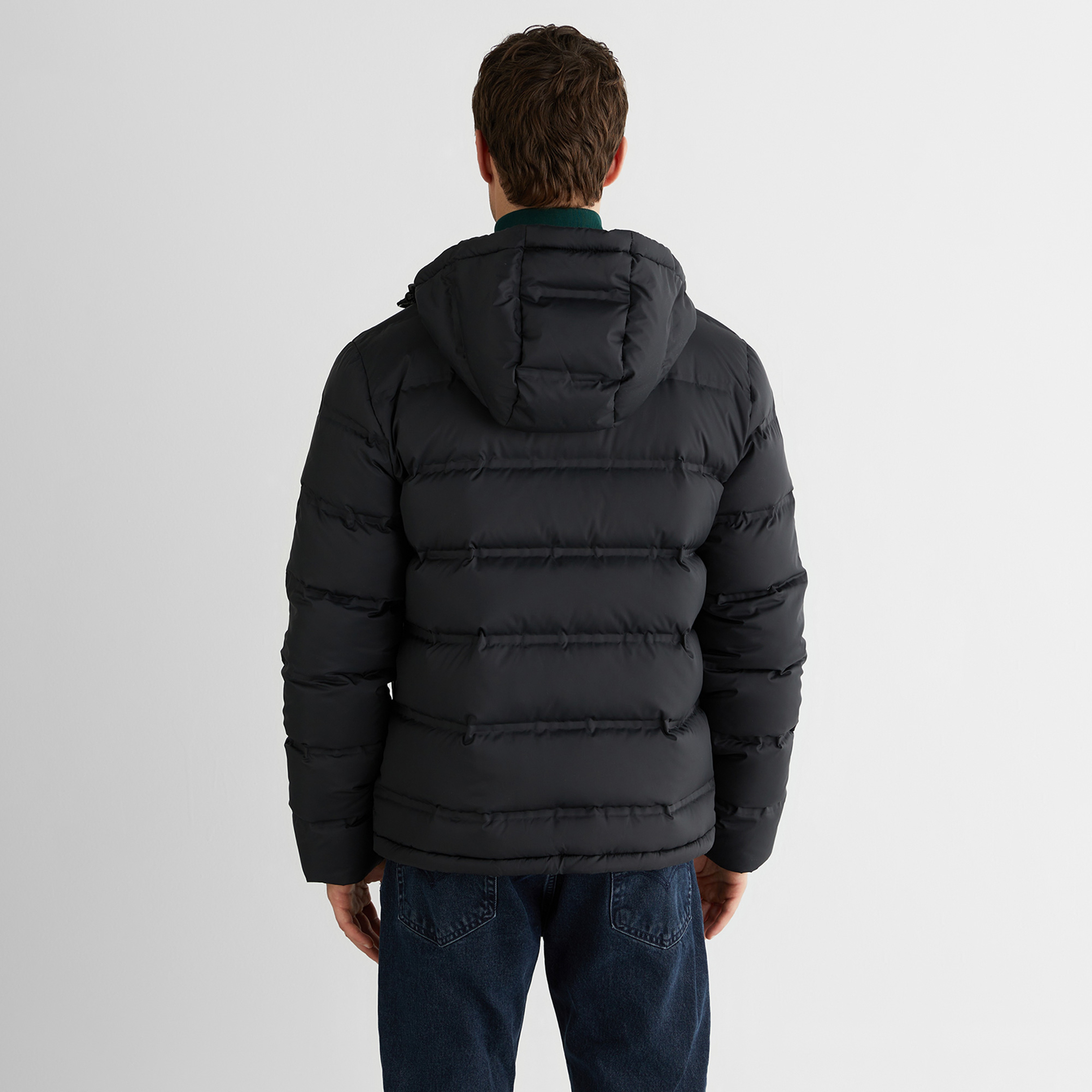 GANT Erkek Siyah Regular Fit Fermuarlı Mont