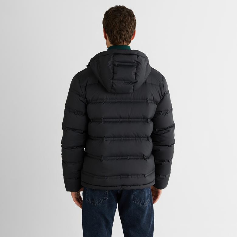 GANT Erkek Siyah Regular Fit Fermuarlı Mont