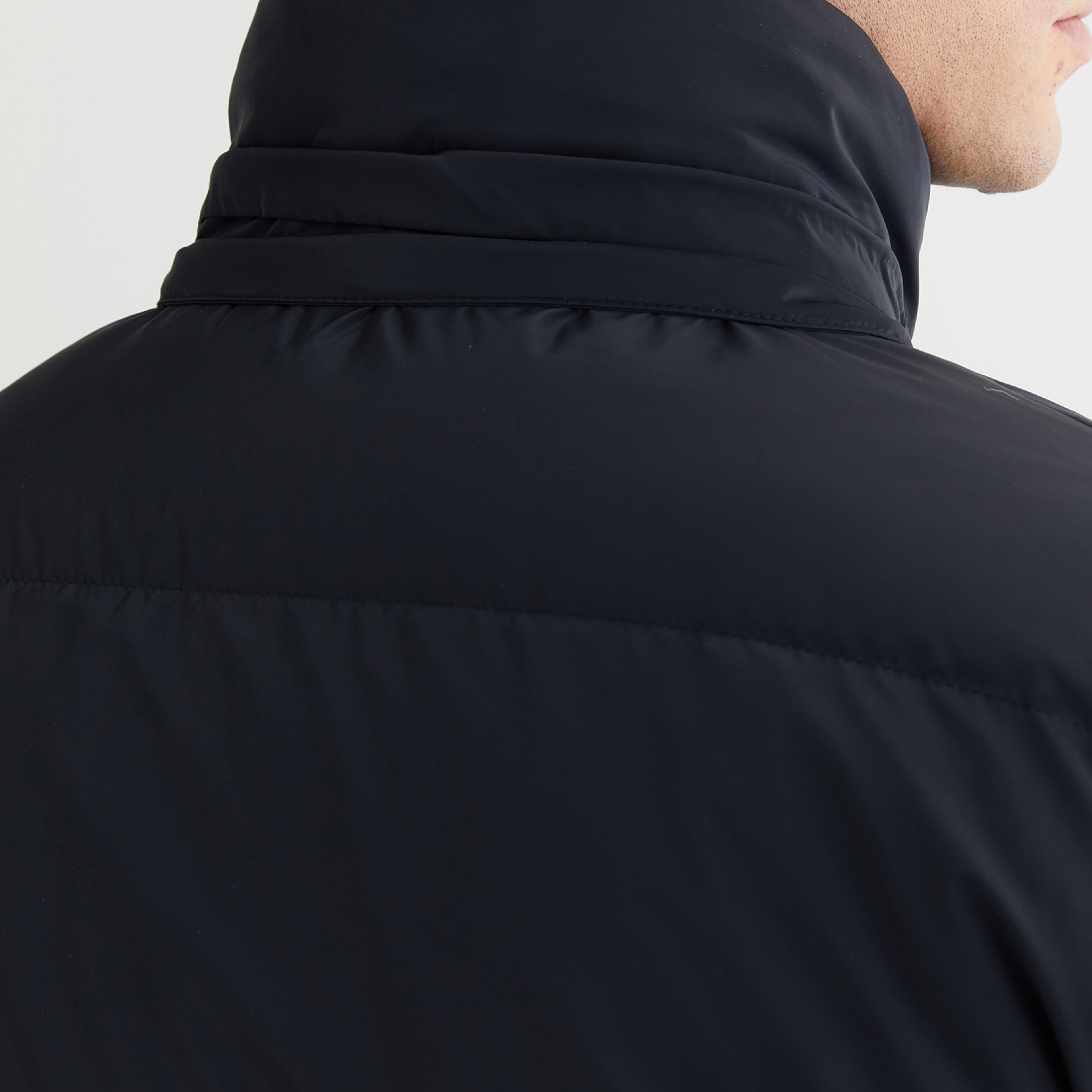 GANT Erkek Lacivert Regular Fit Fermuarlı Mont