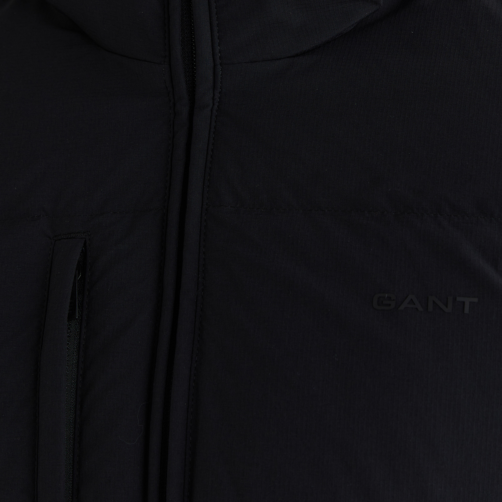 GANT Erkek Siyah Regular Fit Fermuarlı Ceket