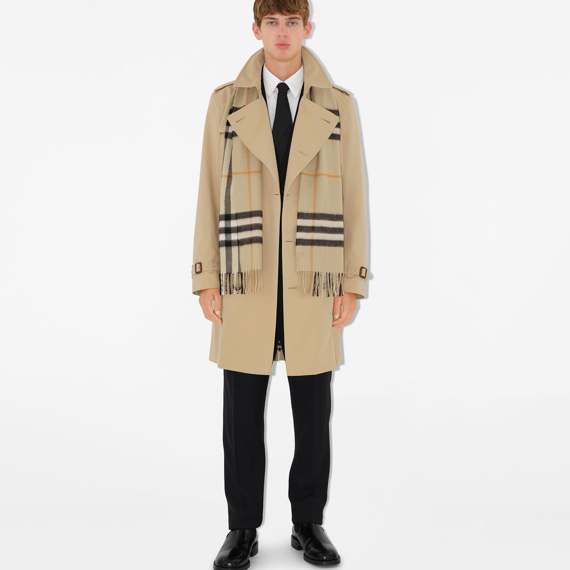 Burberry Mid-length Kensington Heritage Erkek Bej