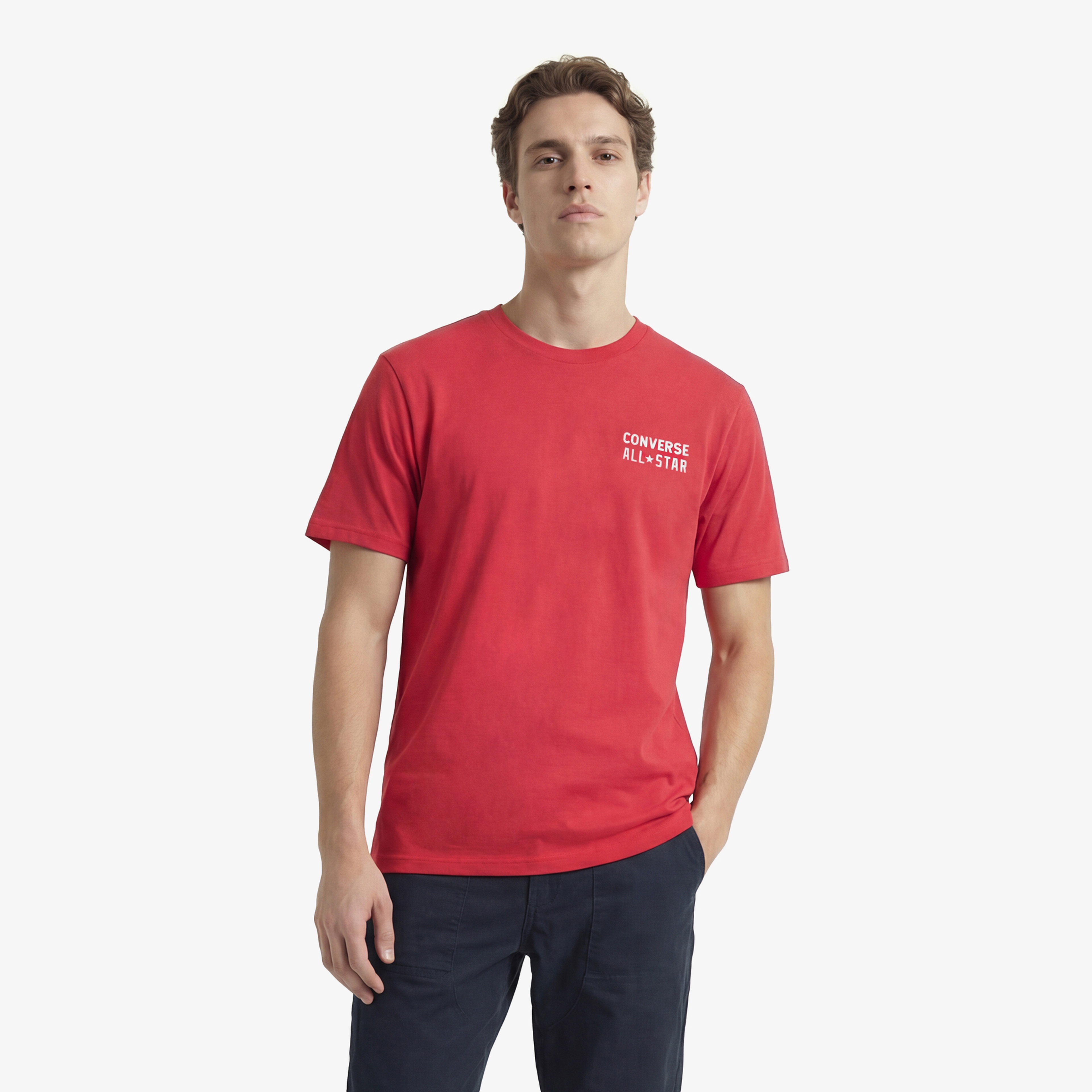 Converse Retro Chuck Taylor Erkek Kırmızı T-Shirt