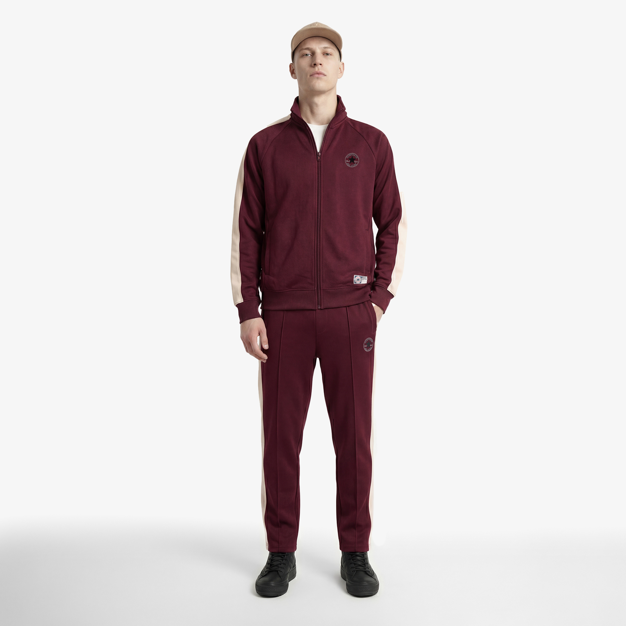 Converse Elastan Knit Erkek Bordo Eşofman Altı