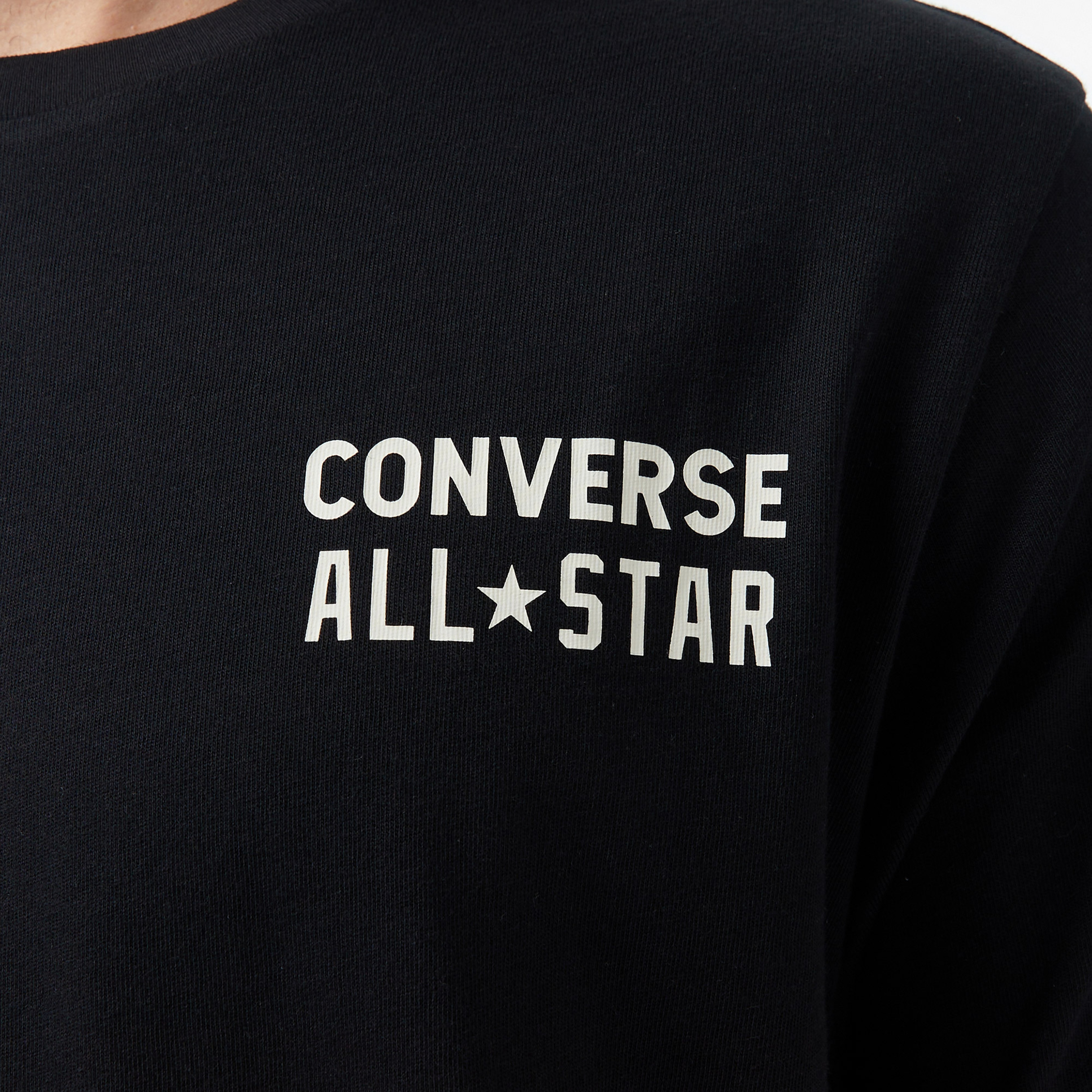 Converse Retro Chuck Taylor Erkek Siyah T-Shirt