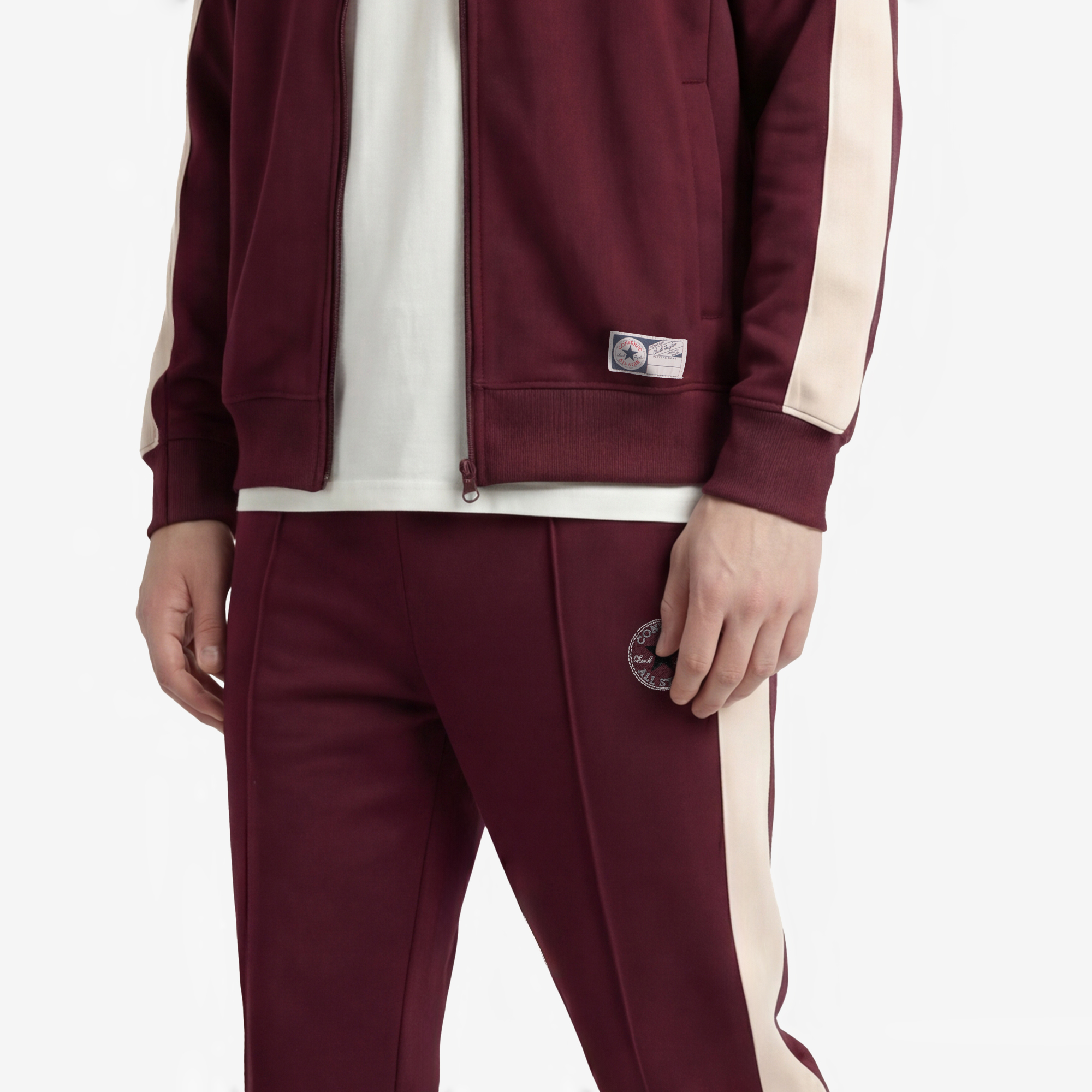 Converse Elastan Knit Erkek Bordo Eşofman Altı