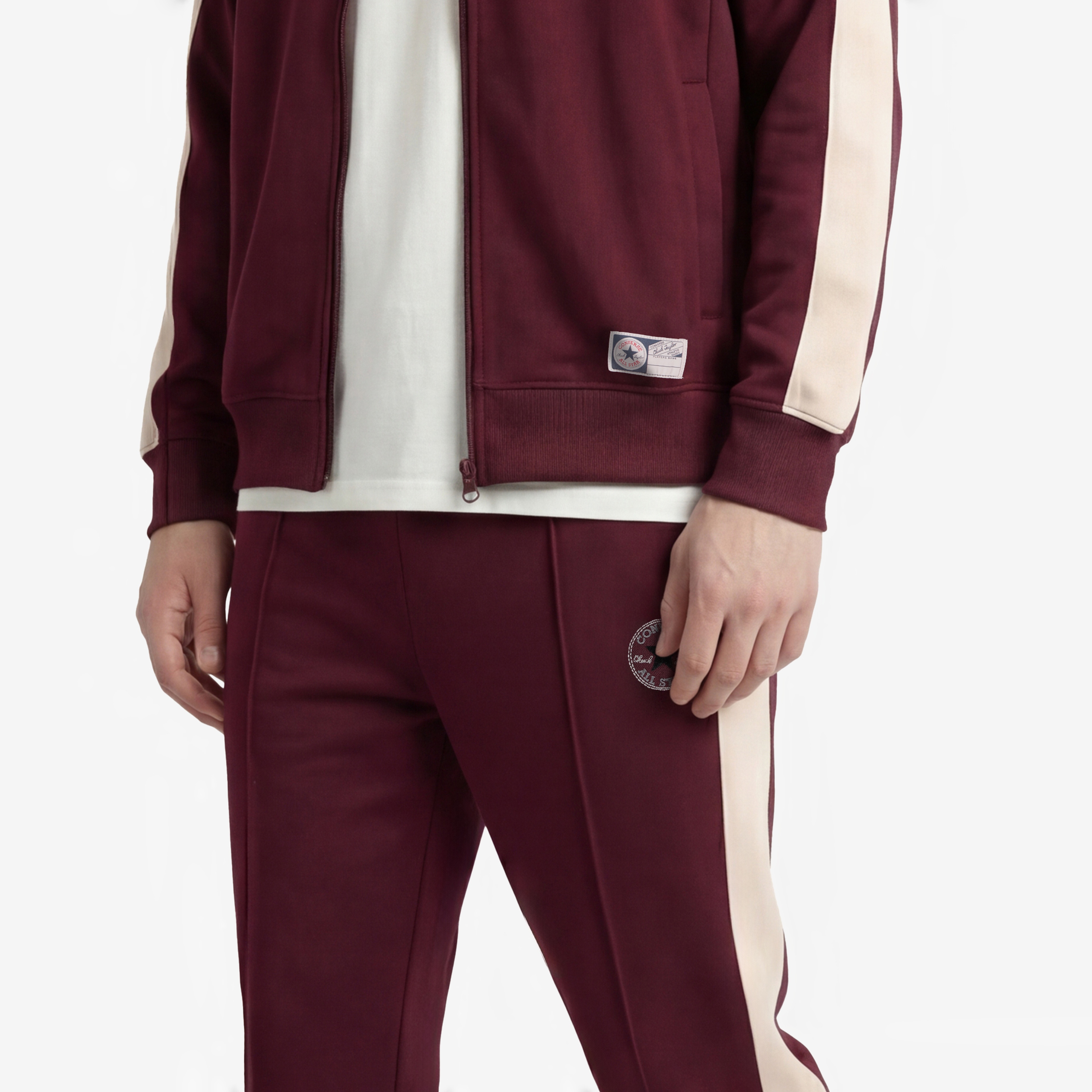 Converse Elastan Knit Erkek Bordo Eşofman Altı