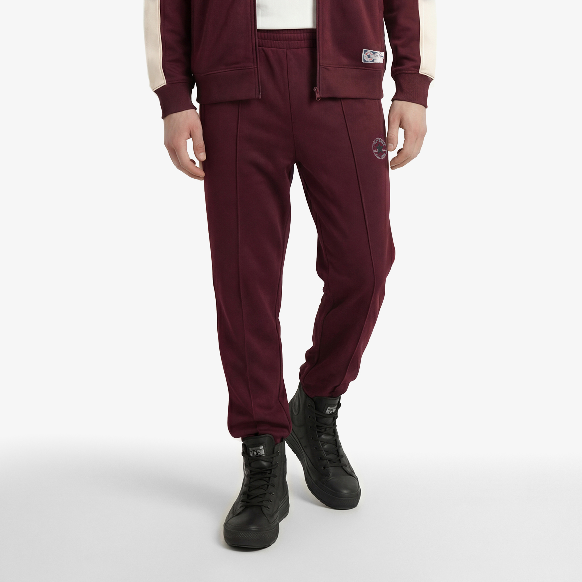 Converse Elastan Knit Erkek Bordo Eşofman Altı